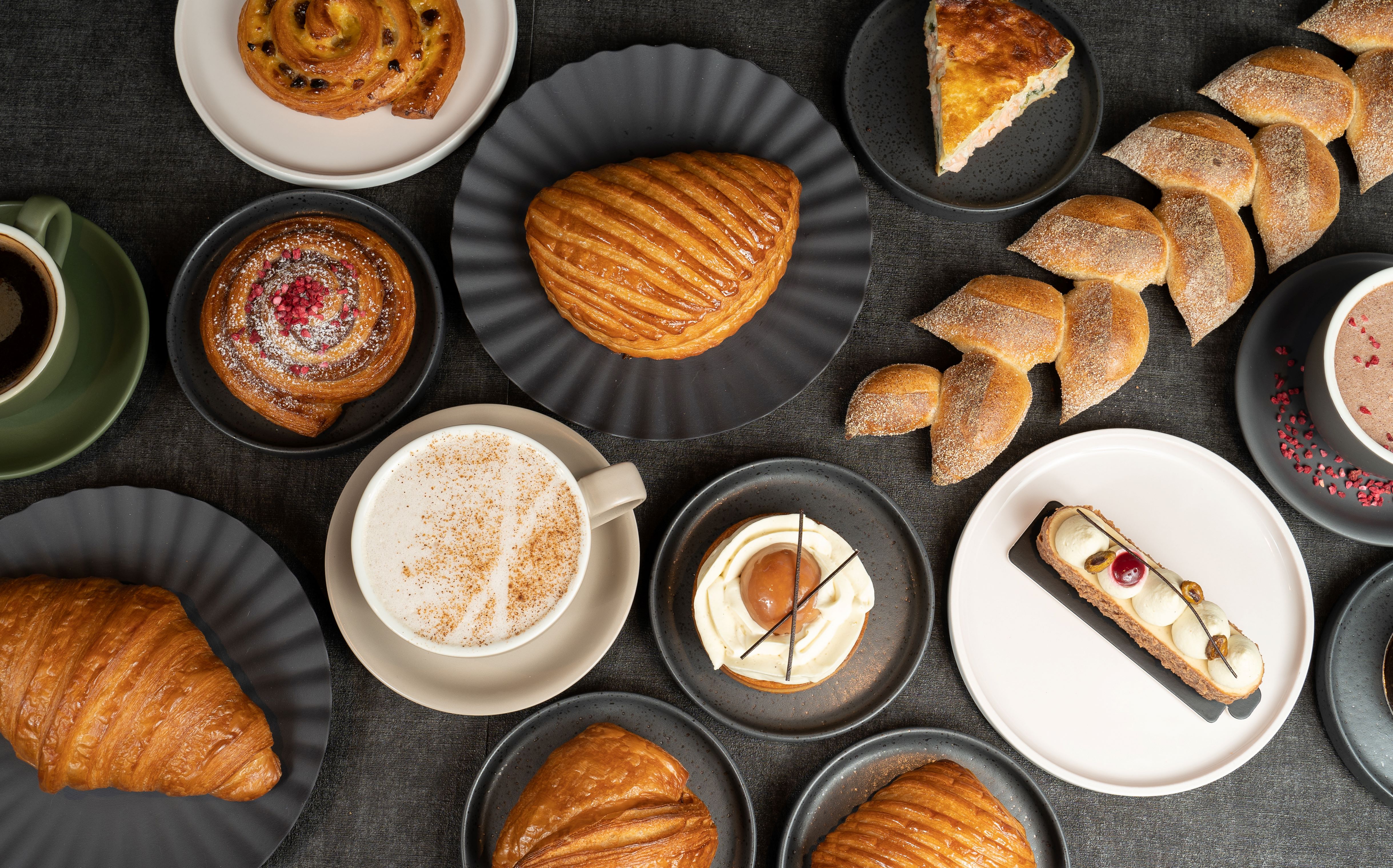 Fresh pastries from La Boulangerie Café