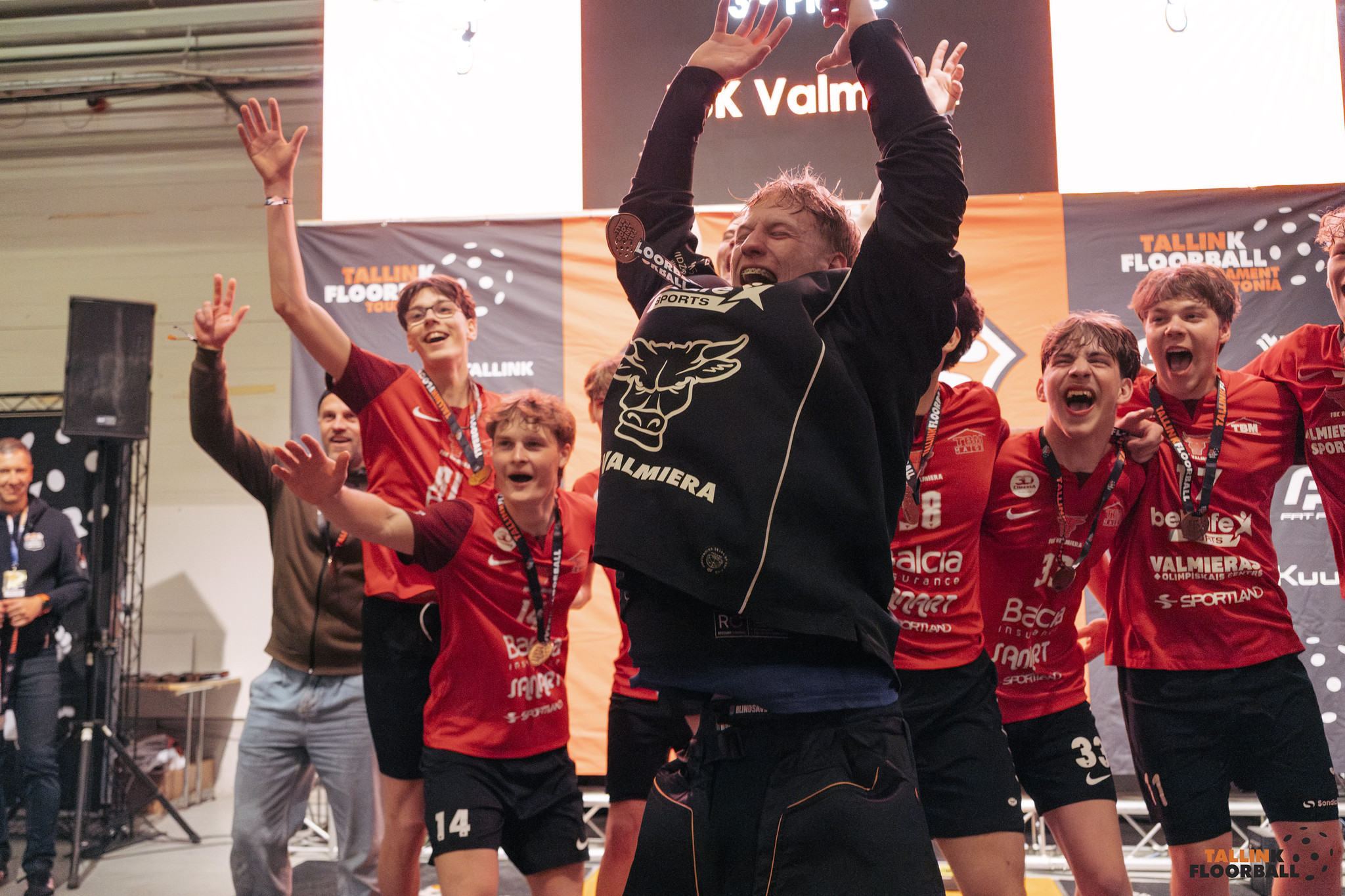 Tallink florbola turnīra emocijas