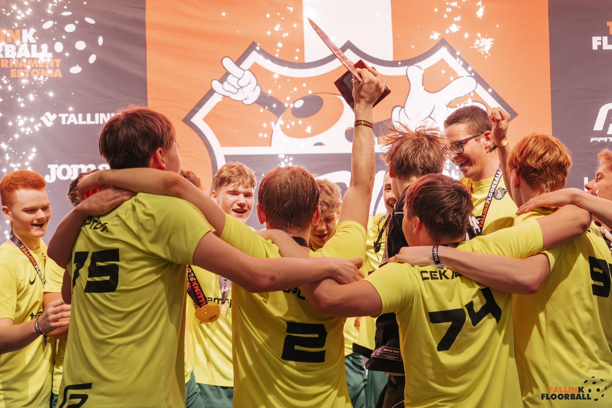 Tallink grīdas florbola uzvarētāju komanda