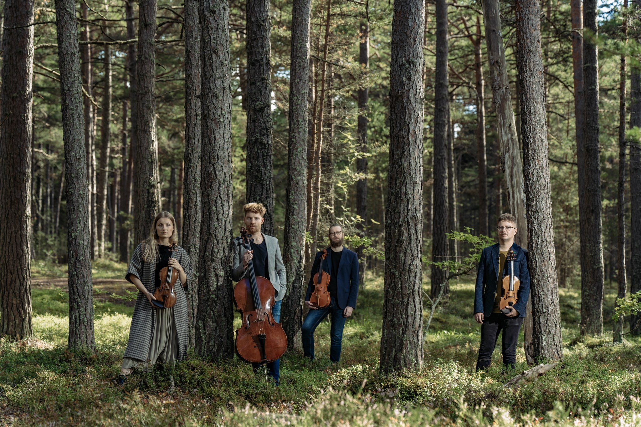 M4gnet liikmed metsas Eesti Muusika Päevad
