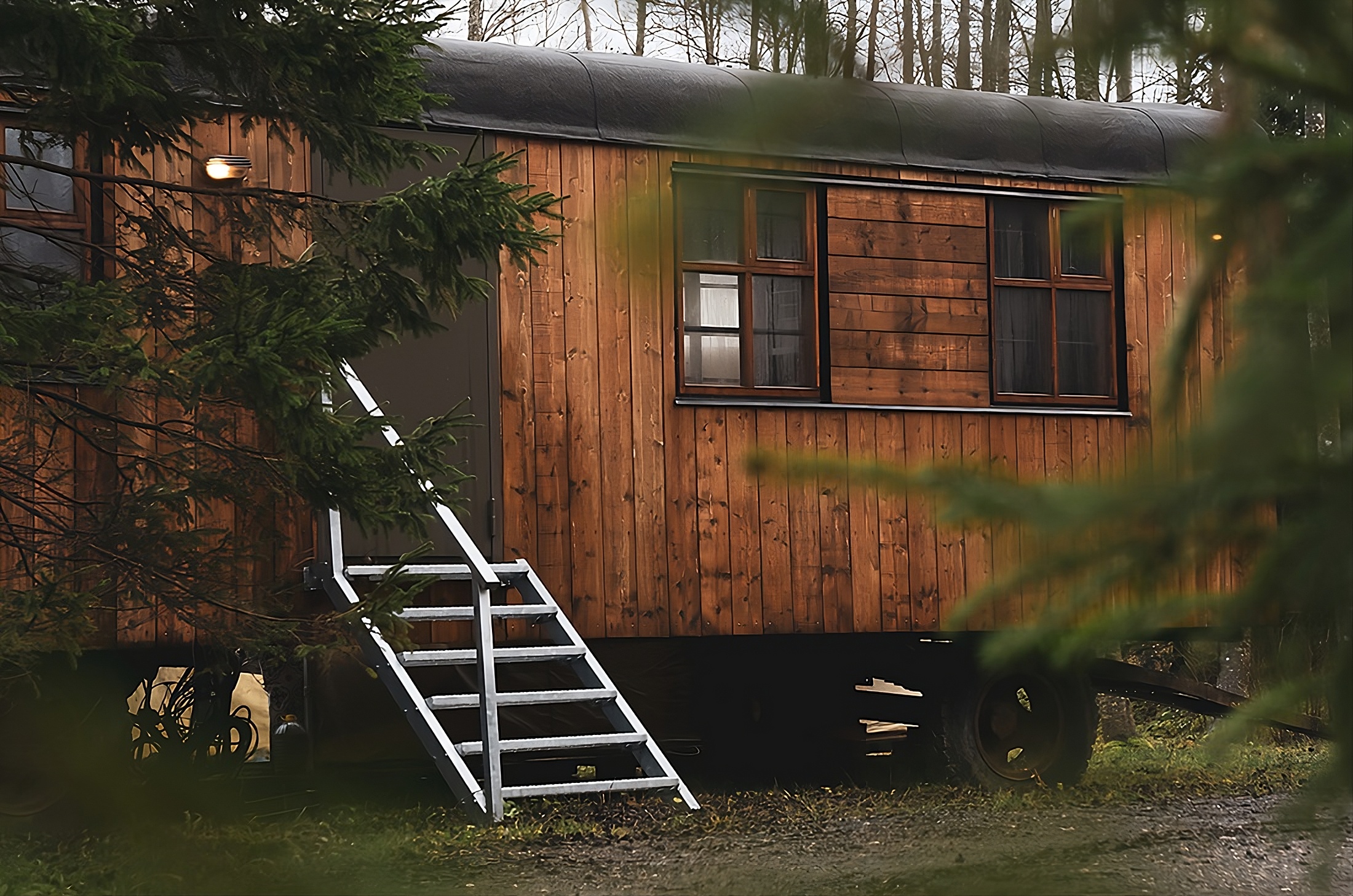 Paekalda Puhkekeskuse vagunmajutus