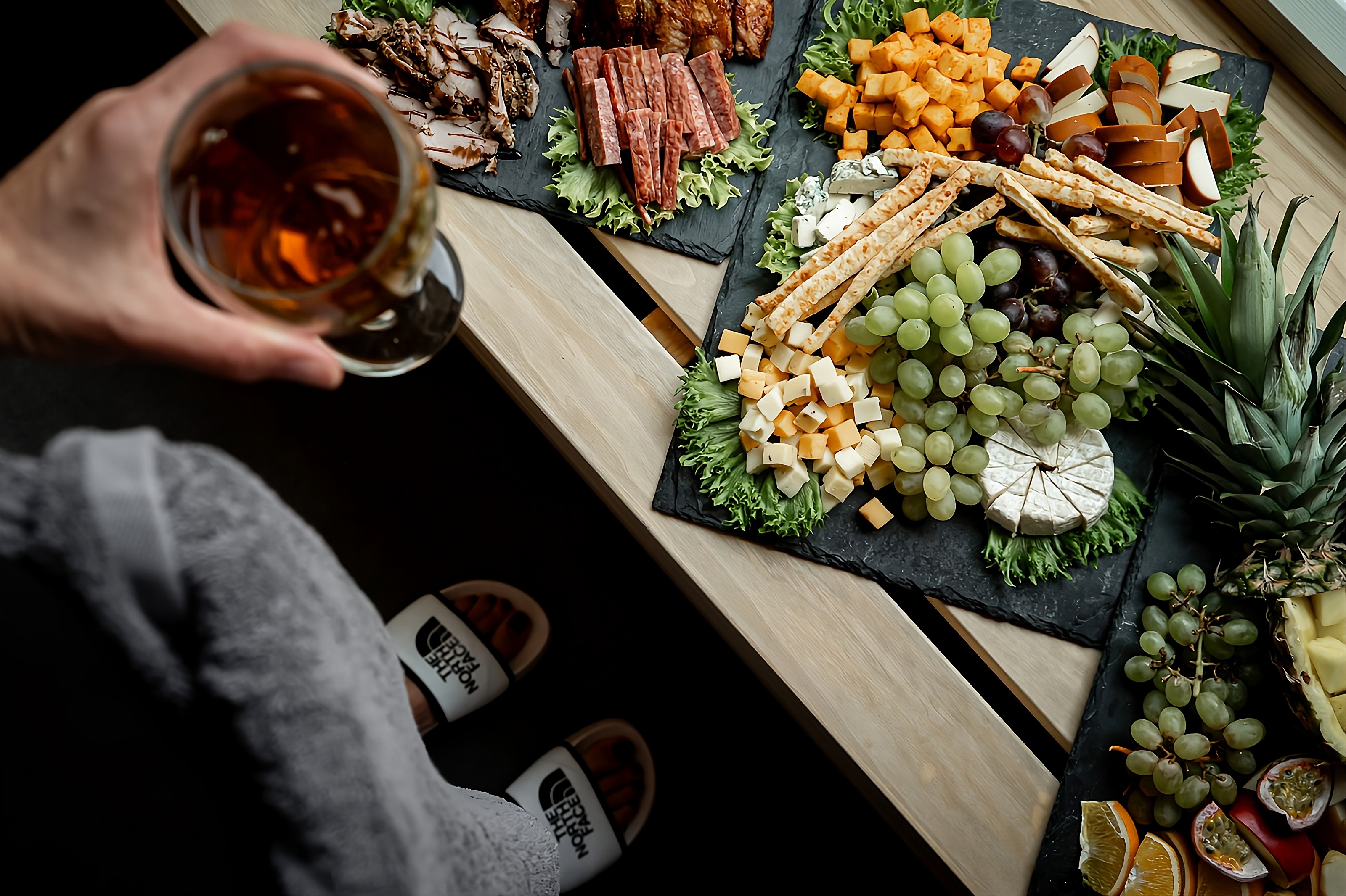 Talusauna saab tellida ka toitlustuse