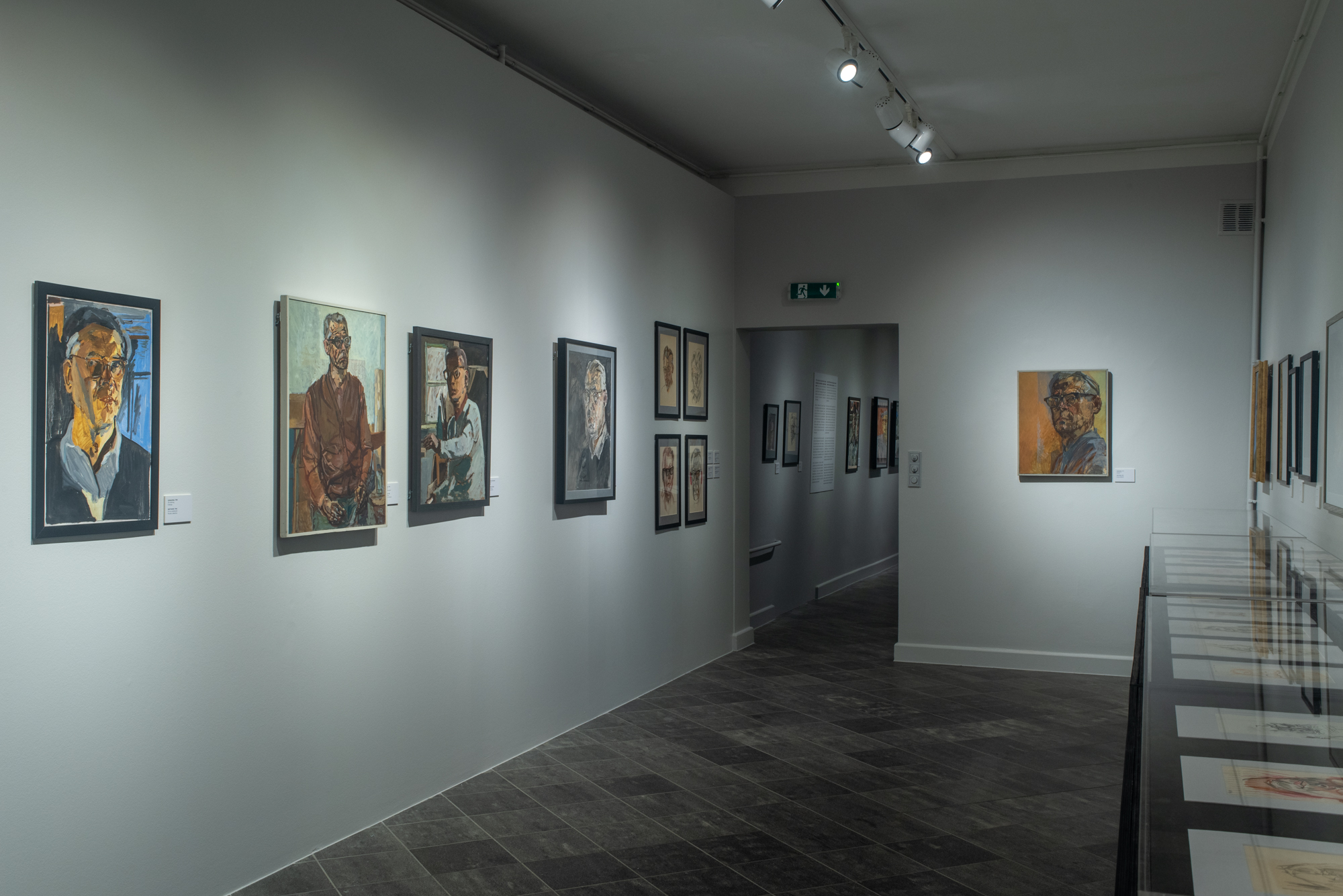 Exhibition "My Metamorphoses. Self-portraits of Henn Roode" display
