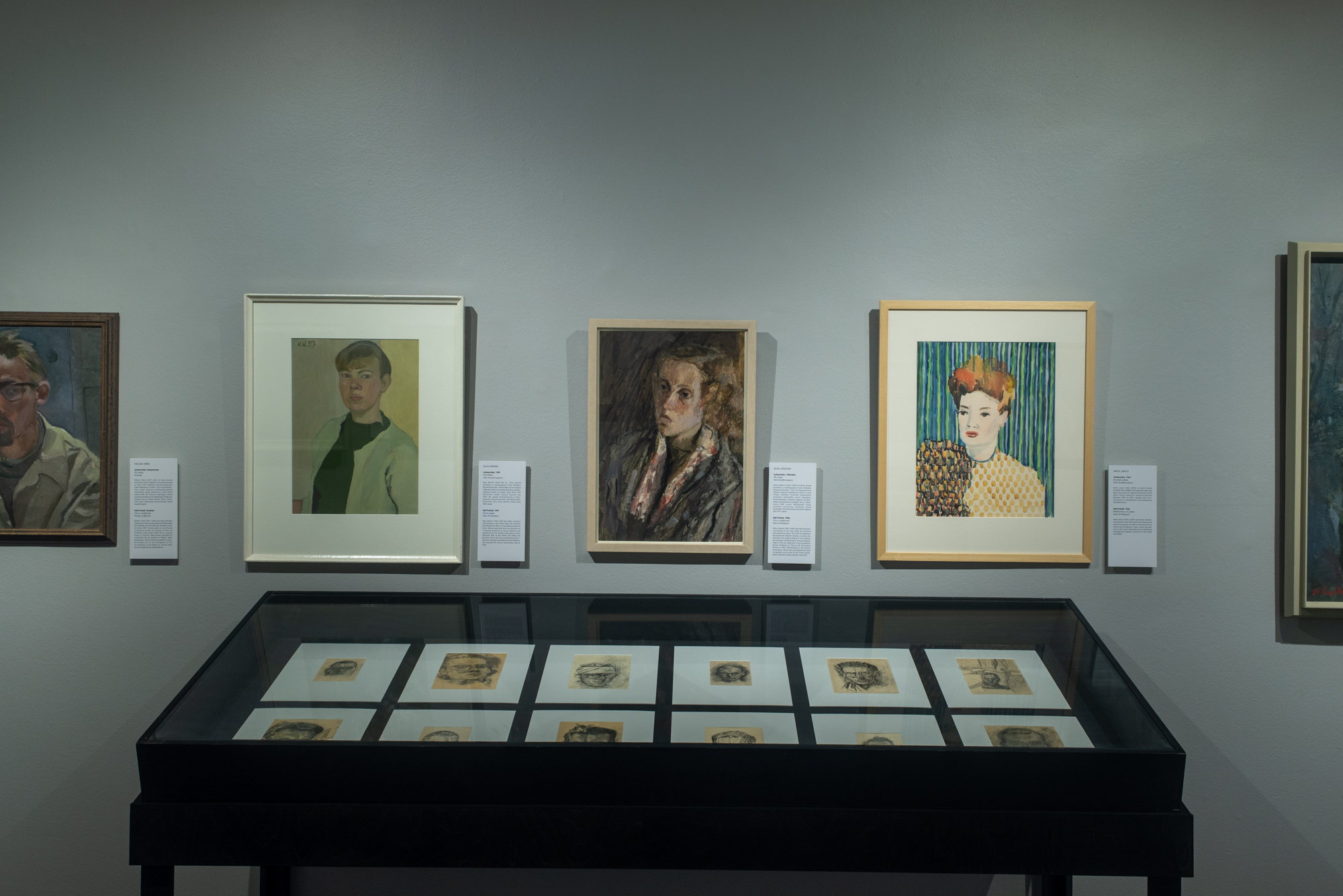 Exhibition "My Metamorphoses. Self-portraits of Henn Roode" display