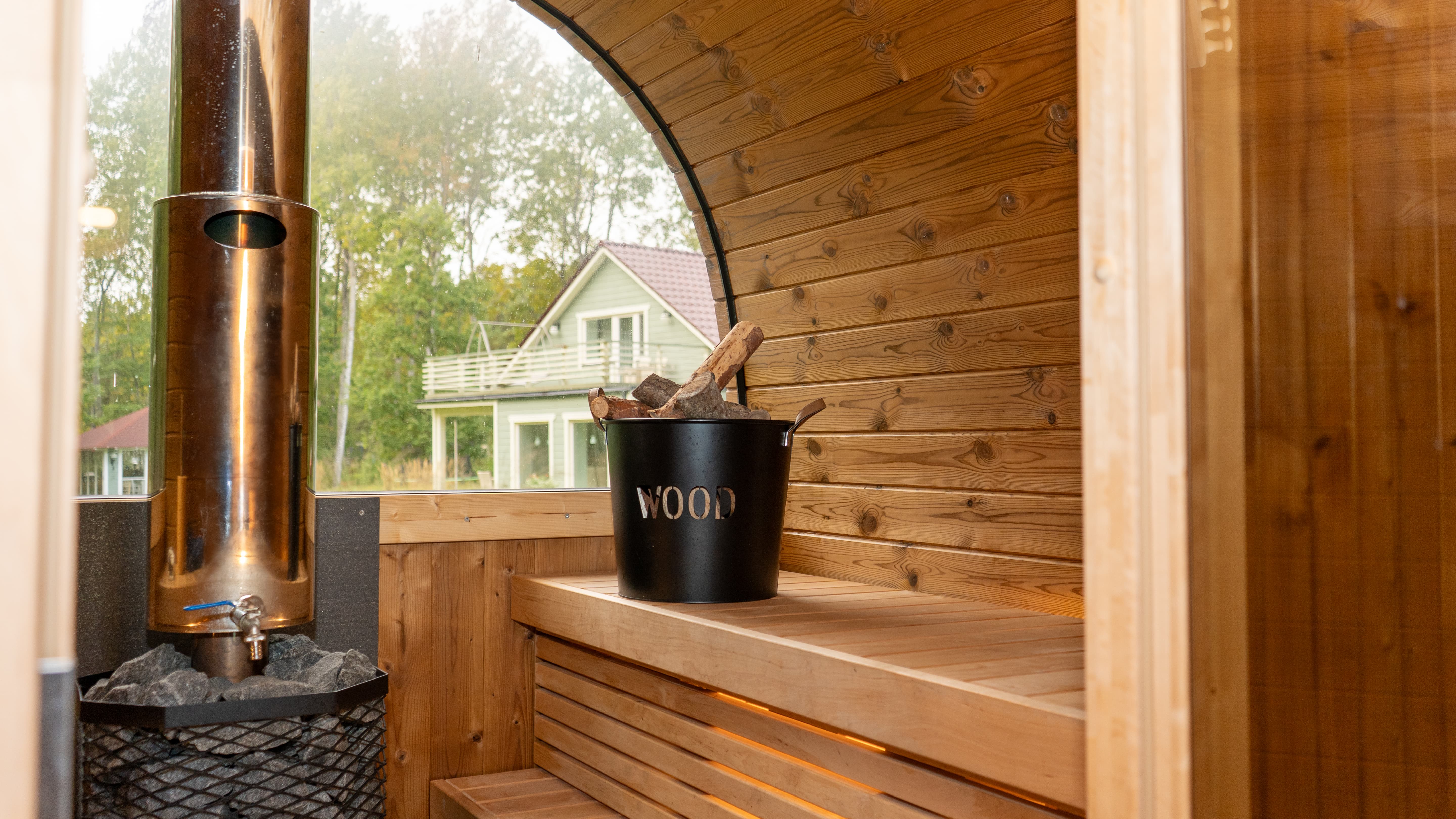 Torusaun Rannasaun seestvaade leiliruumi