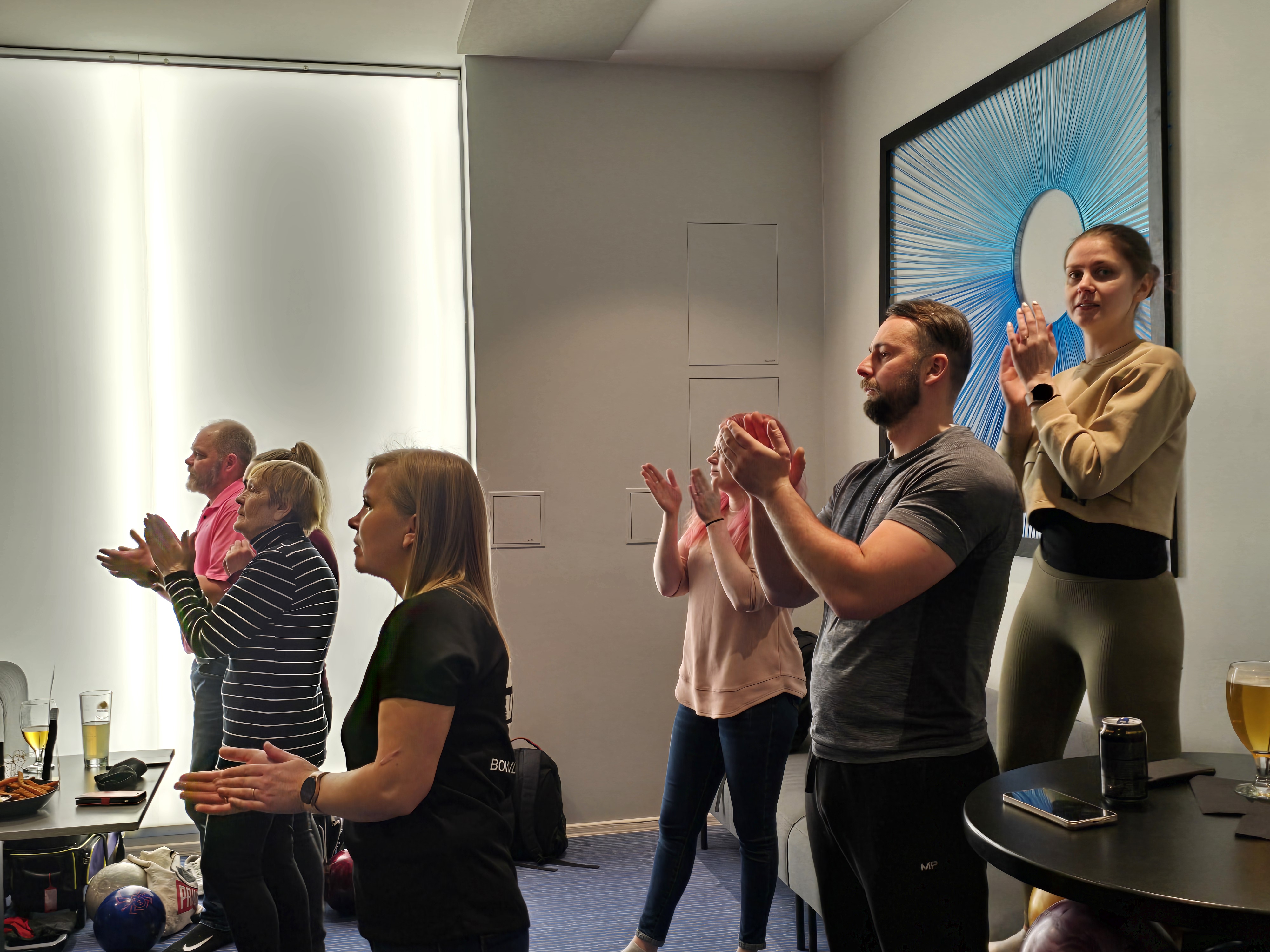 Bowlingu turniir pealtvaatajad