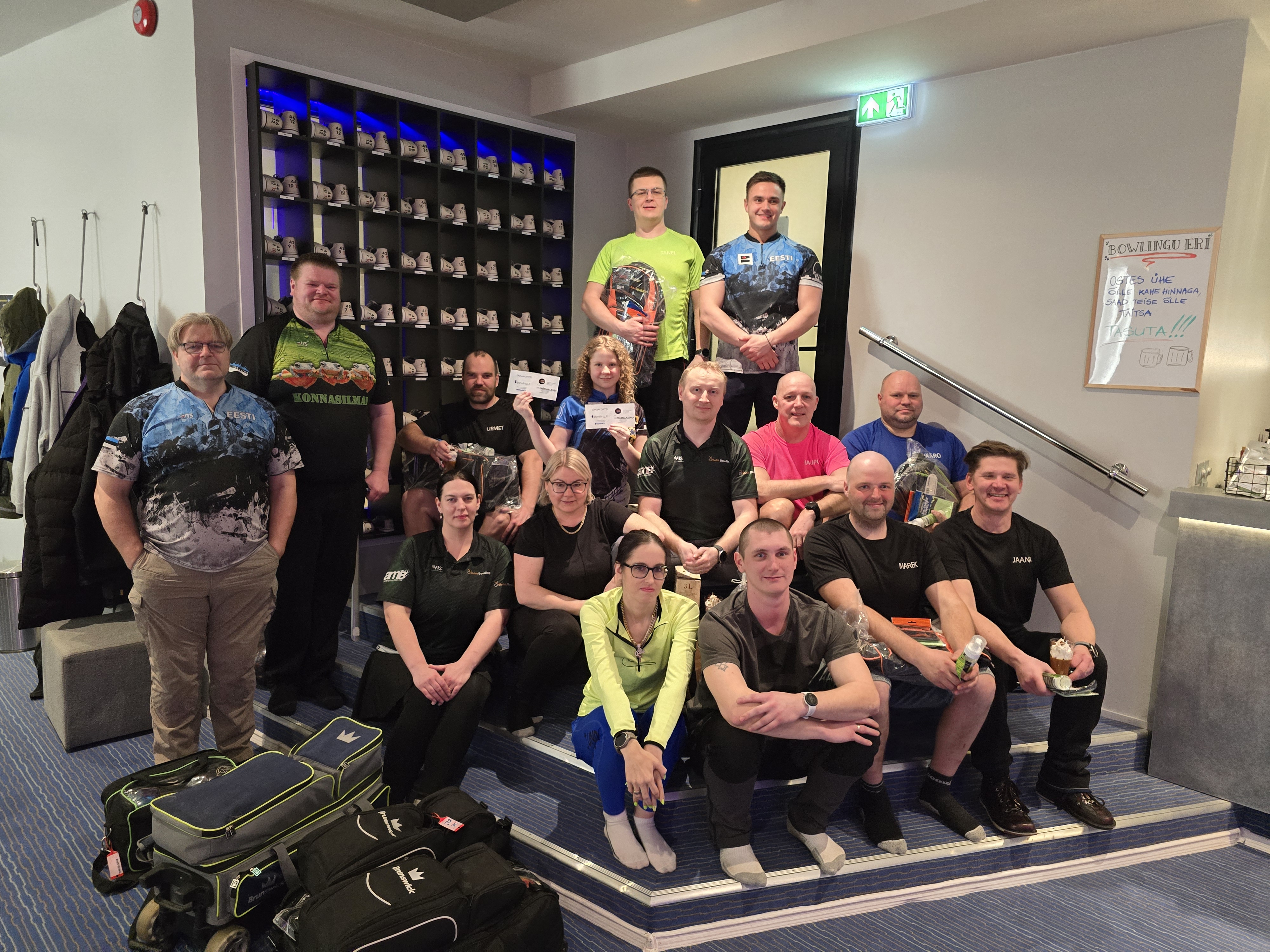 Bowlingu turniiri osalejad