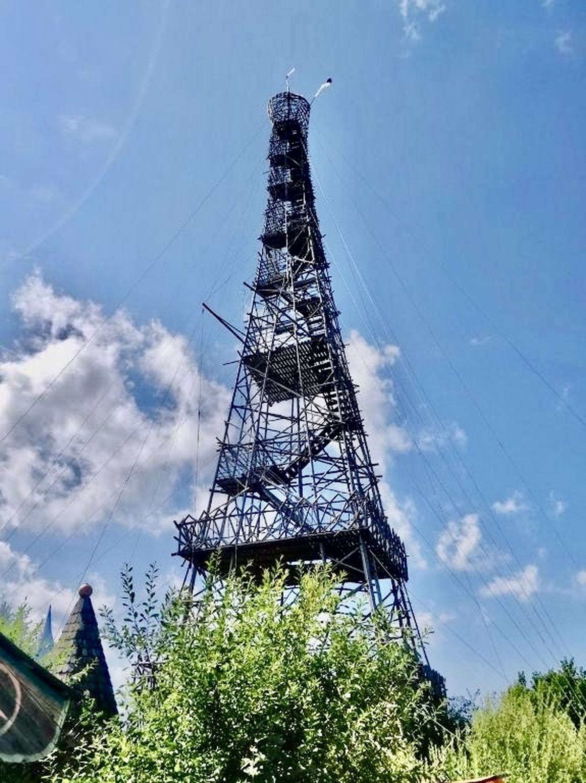 Puidust Eiffeli koopia