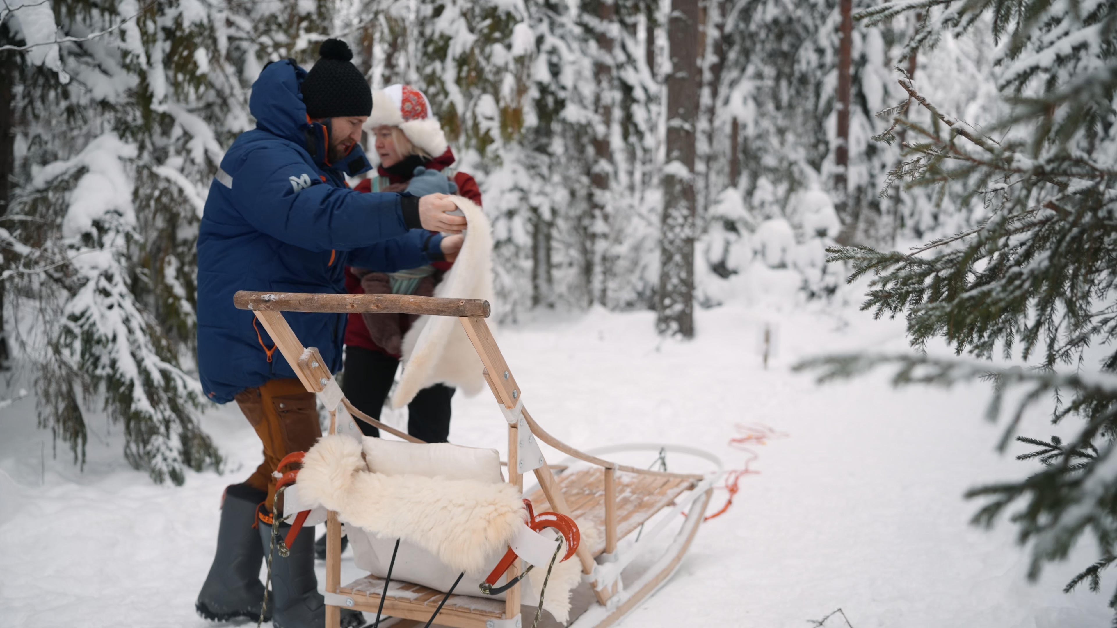 Kelgud on mugavad ja soojad, kaetud lambanahkadega