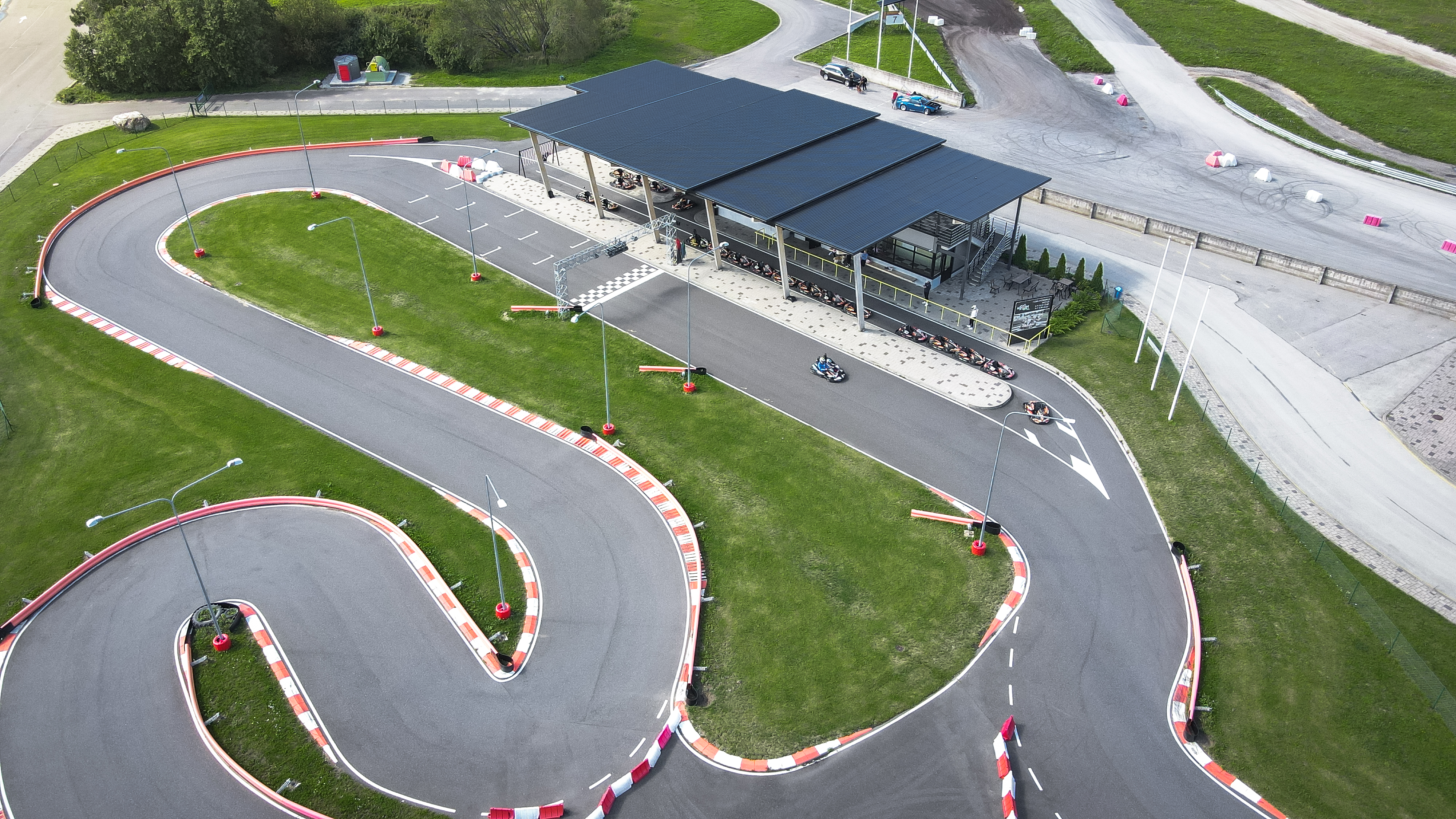 Rennstrecke des LaitseRallyPark