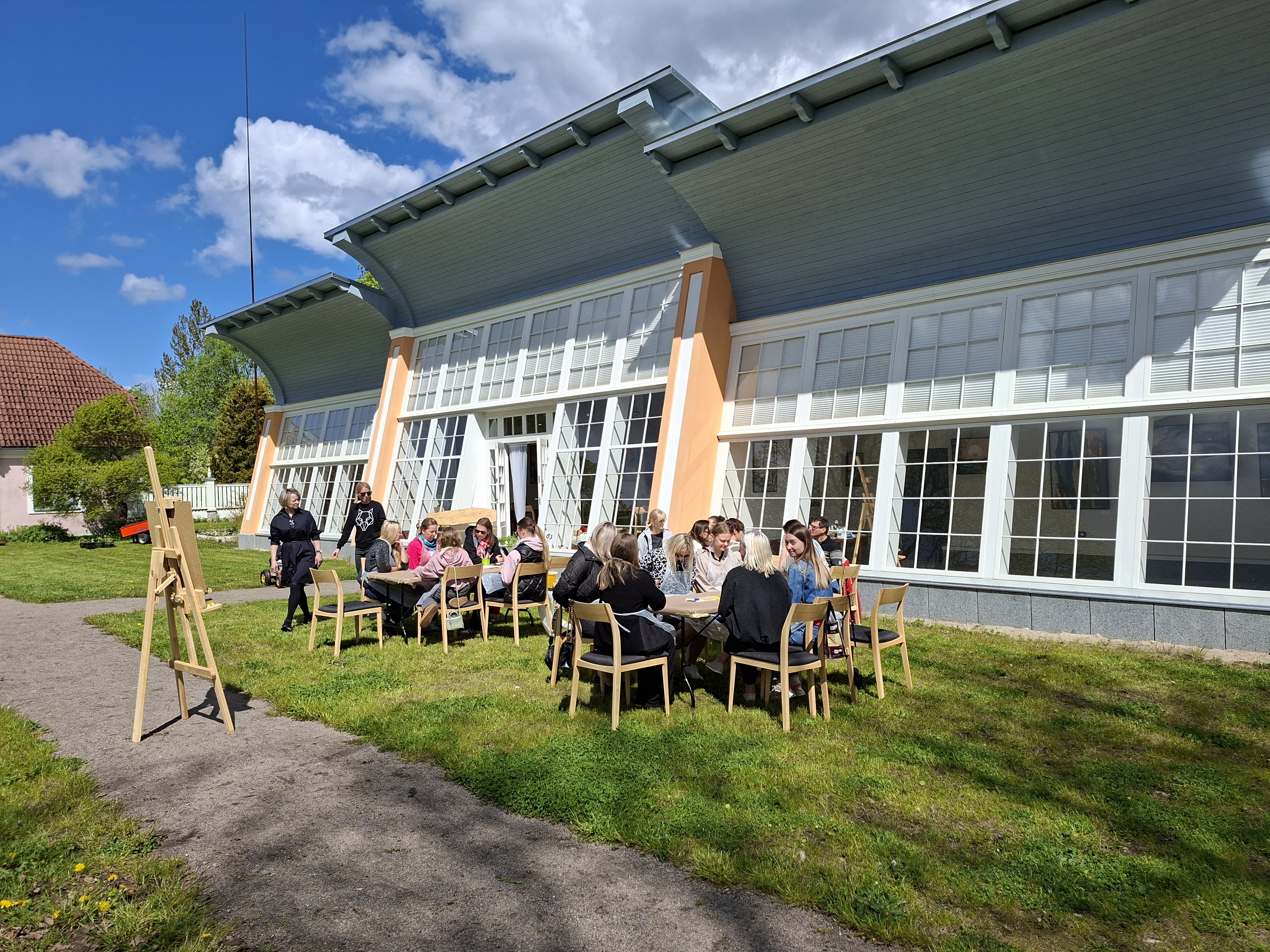 Käesalu mõisa oranžerii seminaride lisategevus - kunstikursus