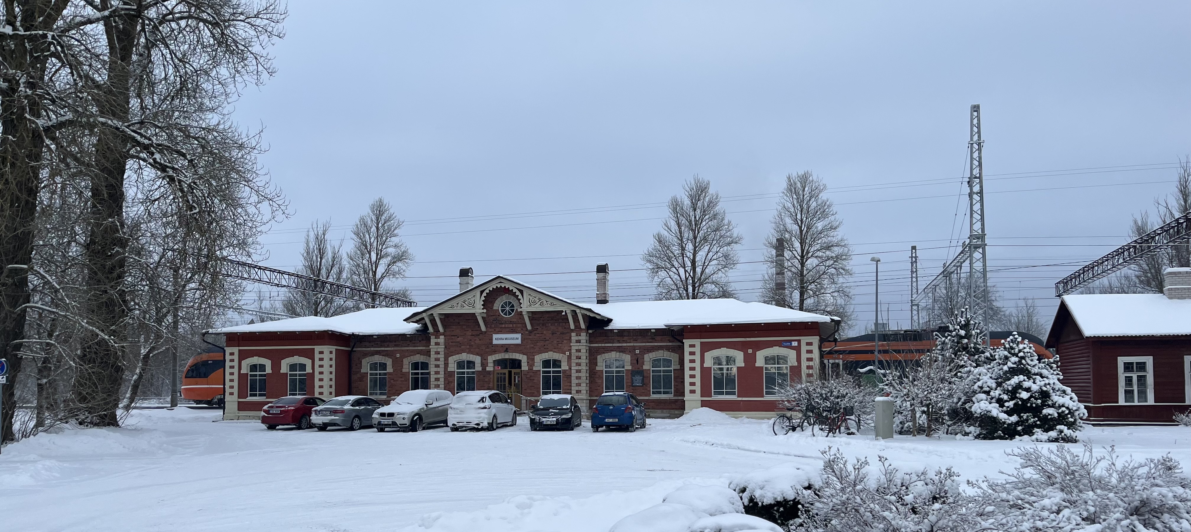 Kehra muuseumihoone talvel