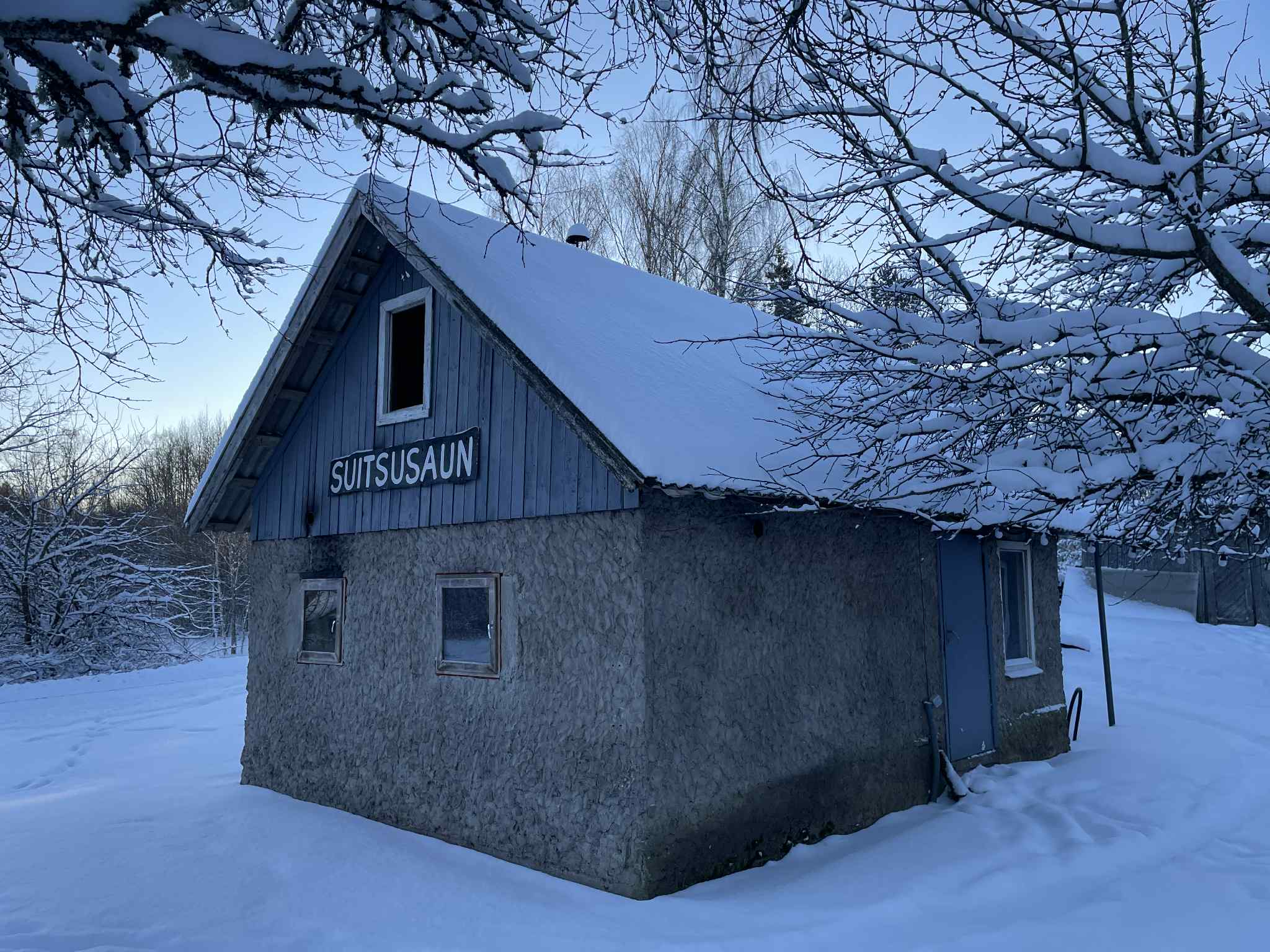 Suitsusaun talvel
