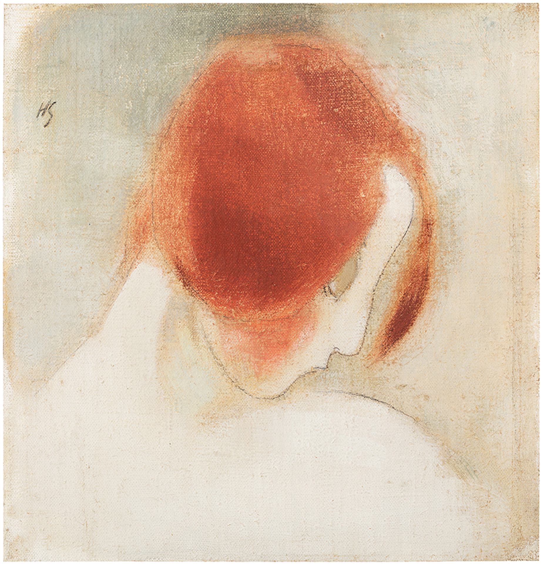 Helene Schjerfbeck (1862–1946). Redhead II. 1915.