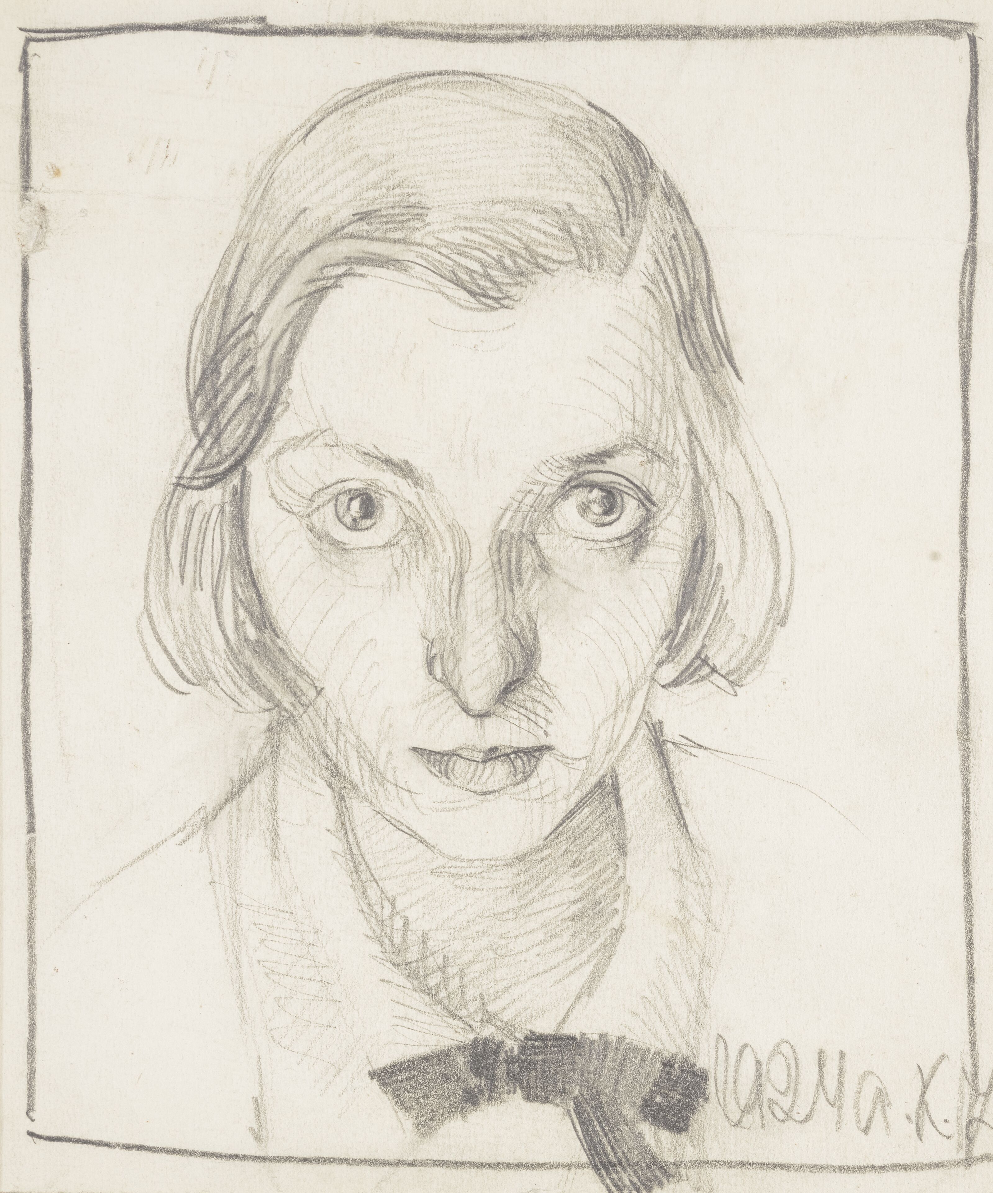 Karin Luts. "Pašportrets" 1924