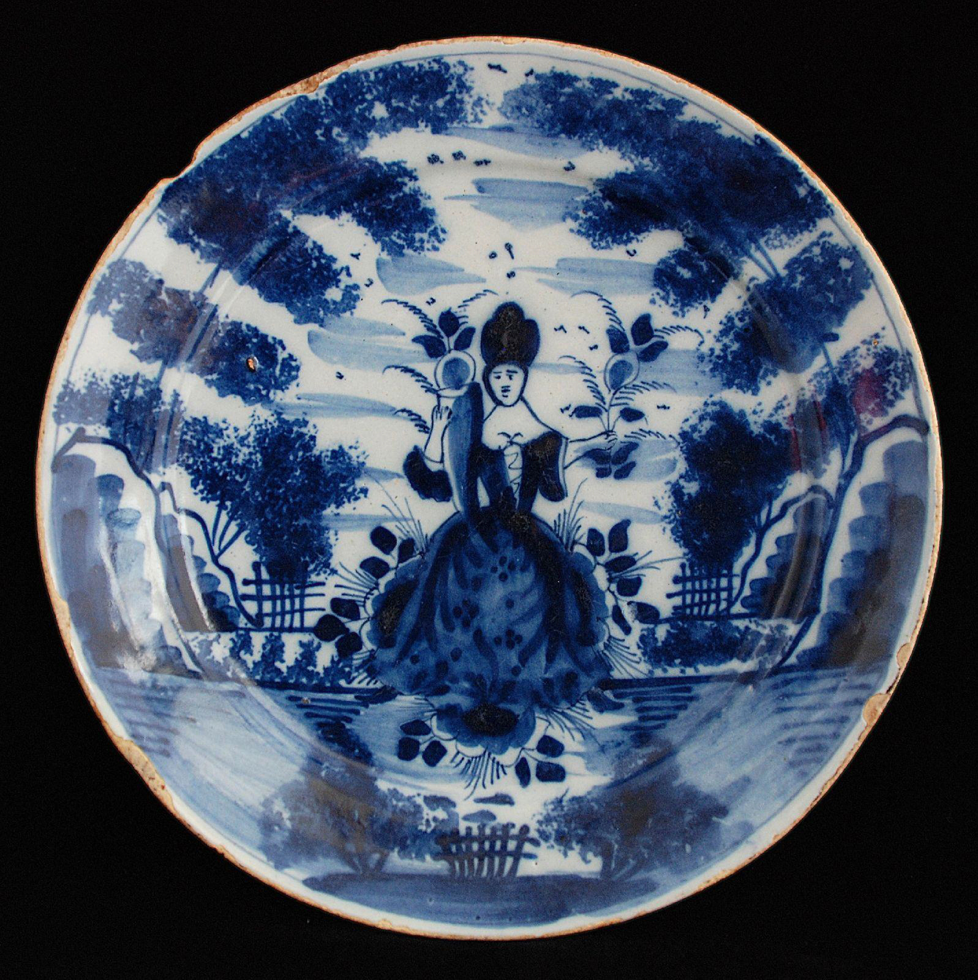 Plate at "Delft Blue. Ceramic Treasures from a Private Collection"