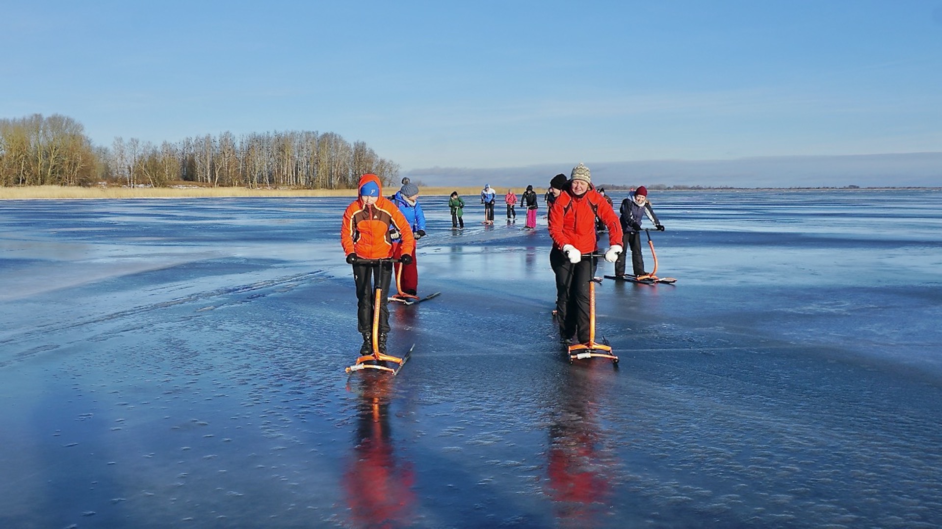 Kick sledge trip to the uninhabited Salosaar