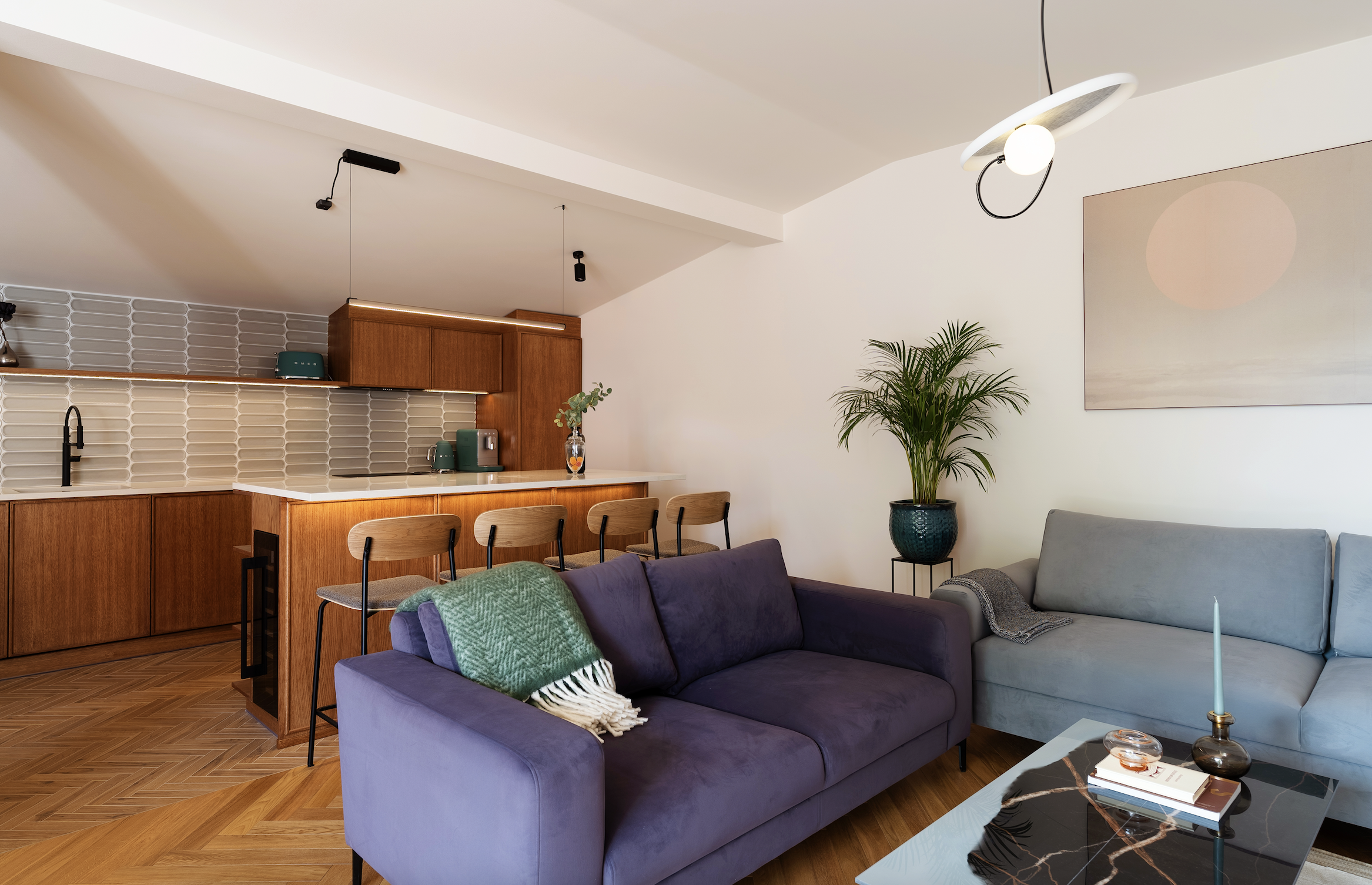 Jannseni Residence Living Room-Kitchen