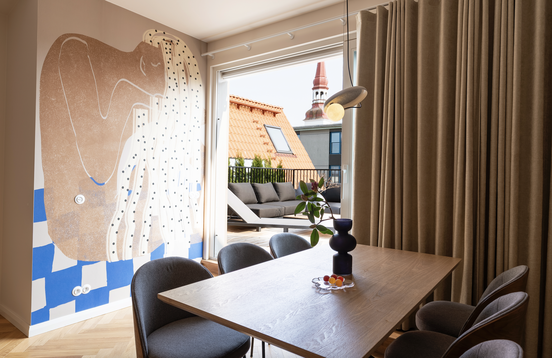 Access to the terrace