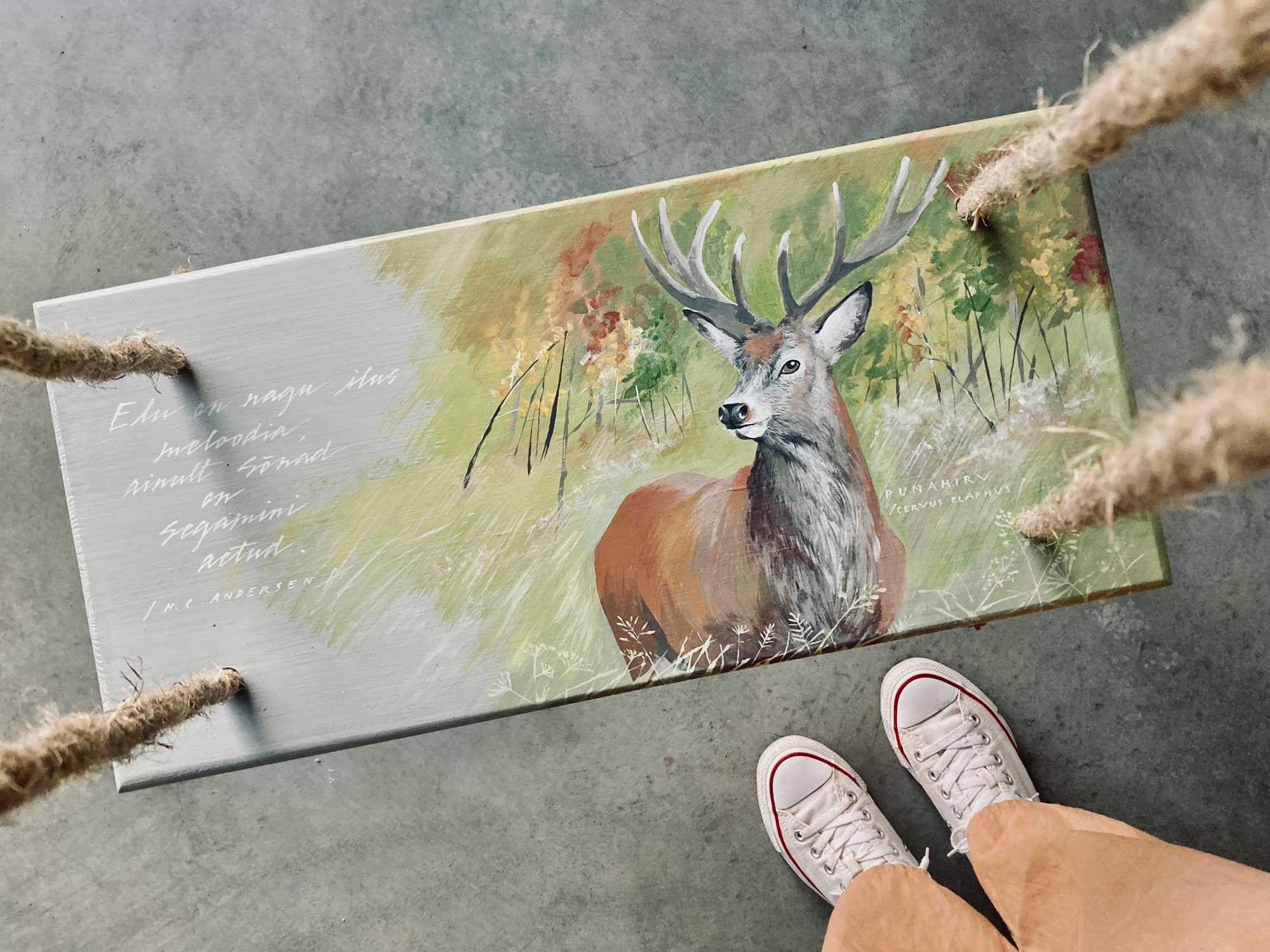 käsitsi maalitud puidust kodusisustus ja kingitused