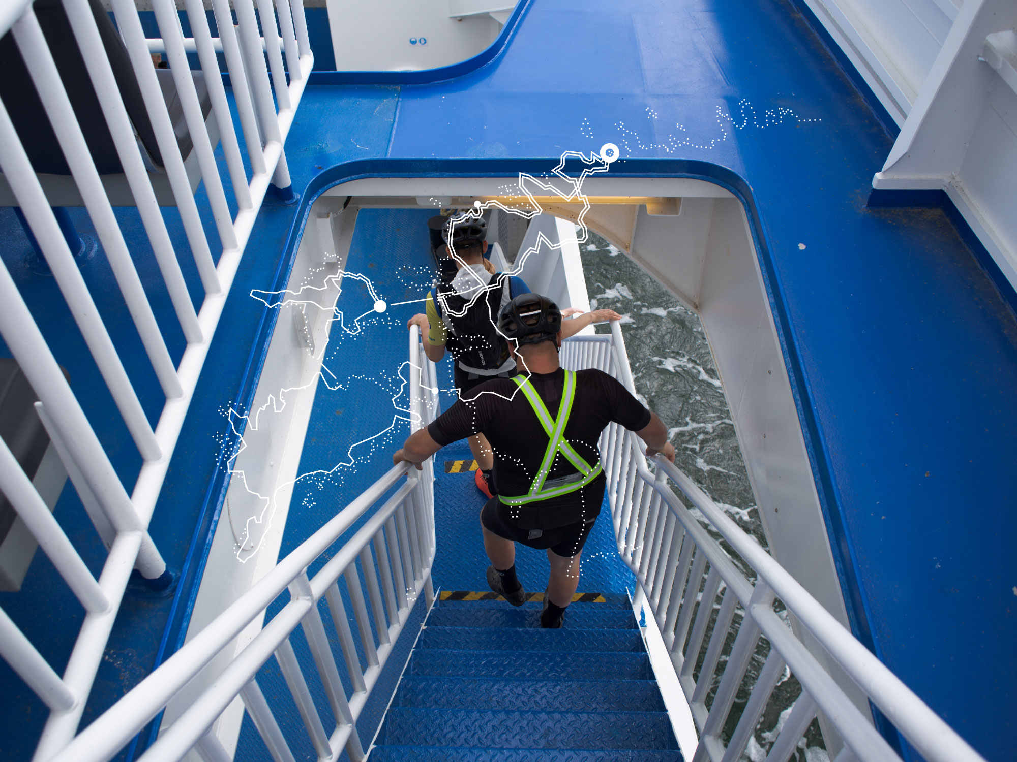 Kõkõva 900/500 osalejad praamil