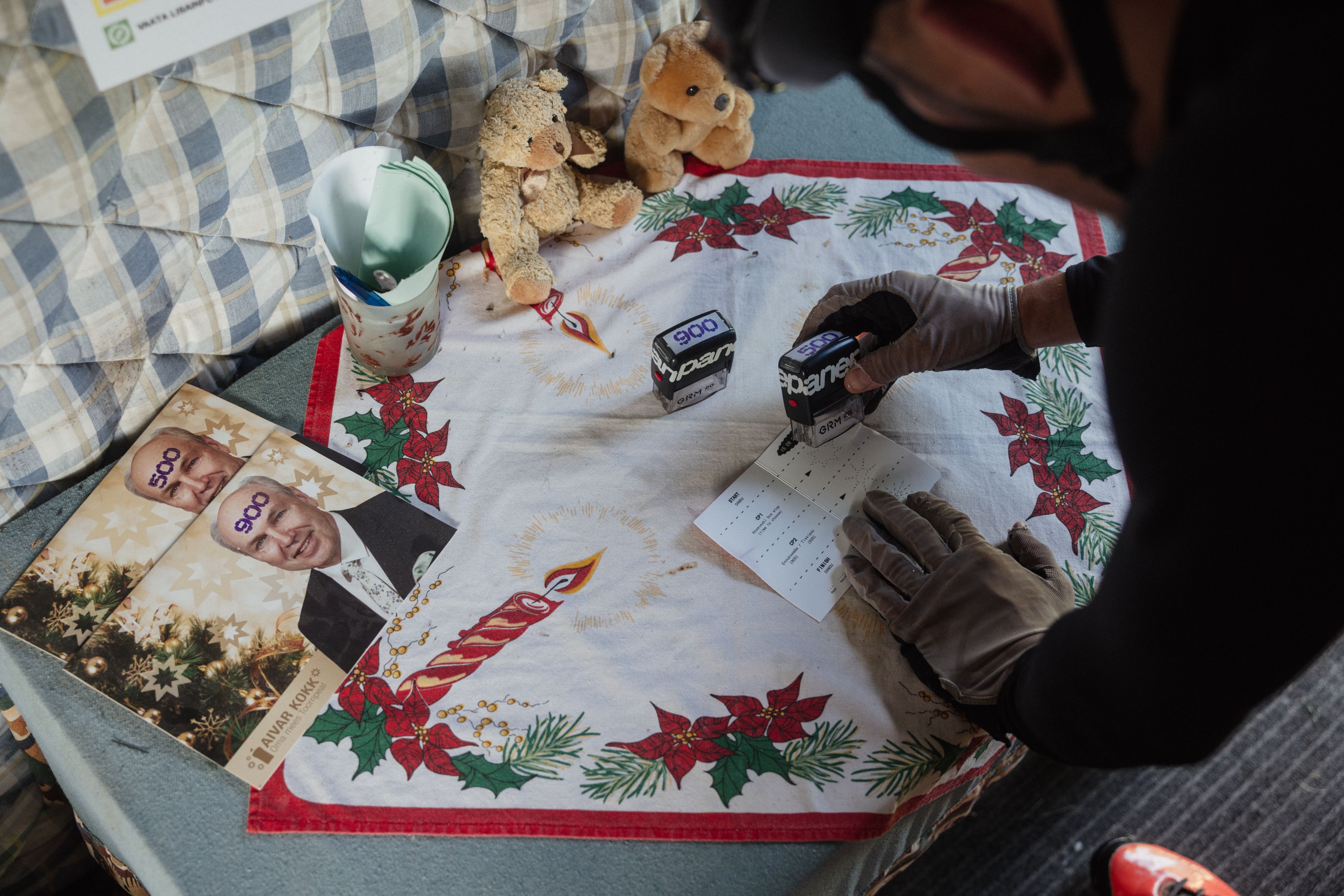 Kõkõva 900/500 kontrollpunk rajal