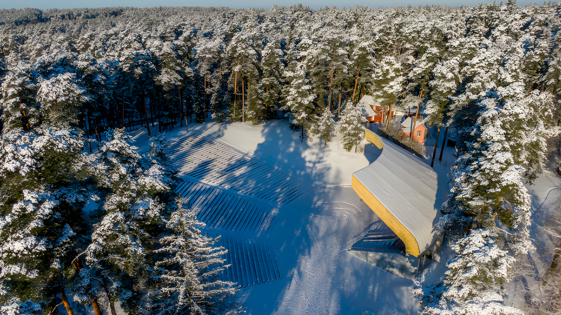 Elva lauluväljak talvisel ajal