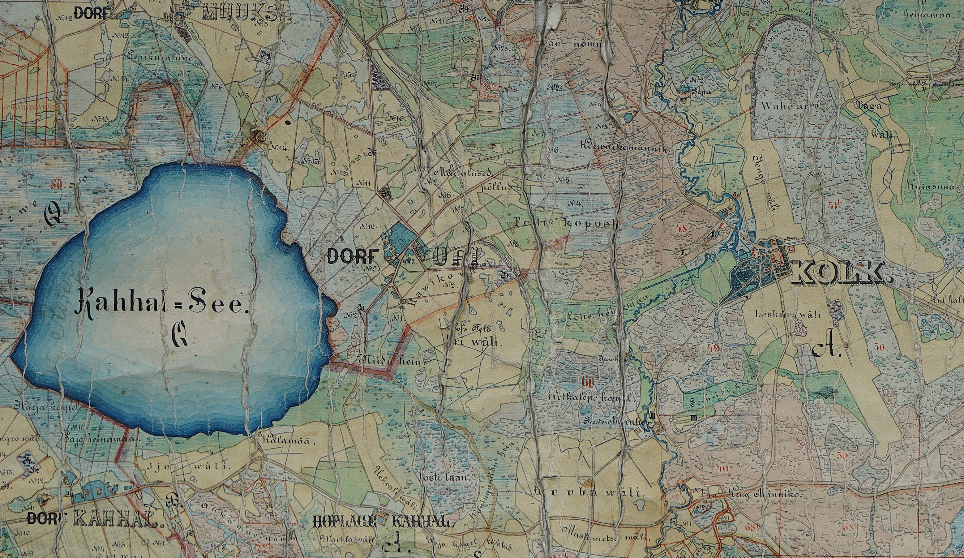 885 ja 1886 vannutatud Eestimaa maamõõtja E. Buschmanni poolt“ „Joon. A. Riemann