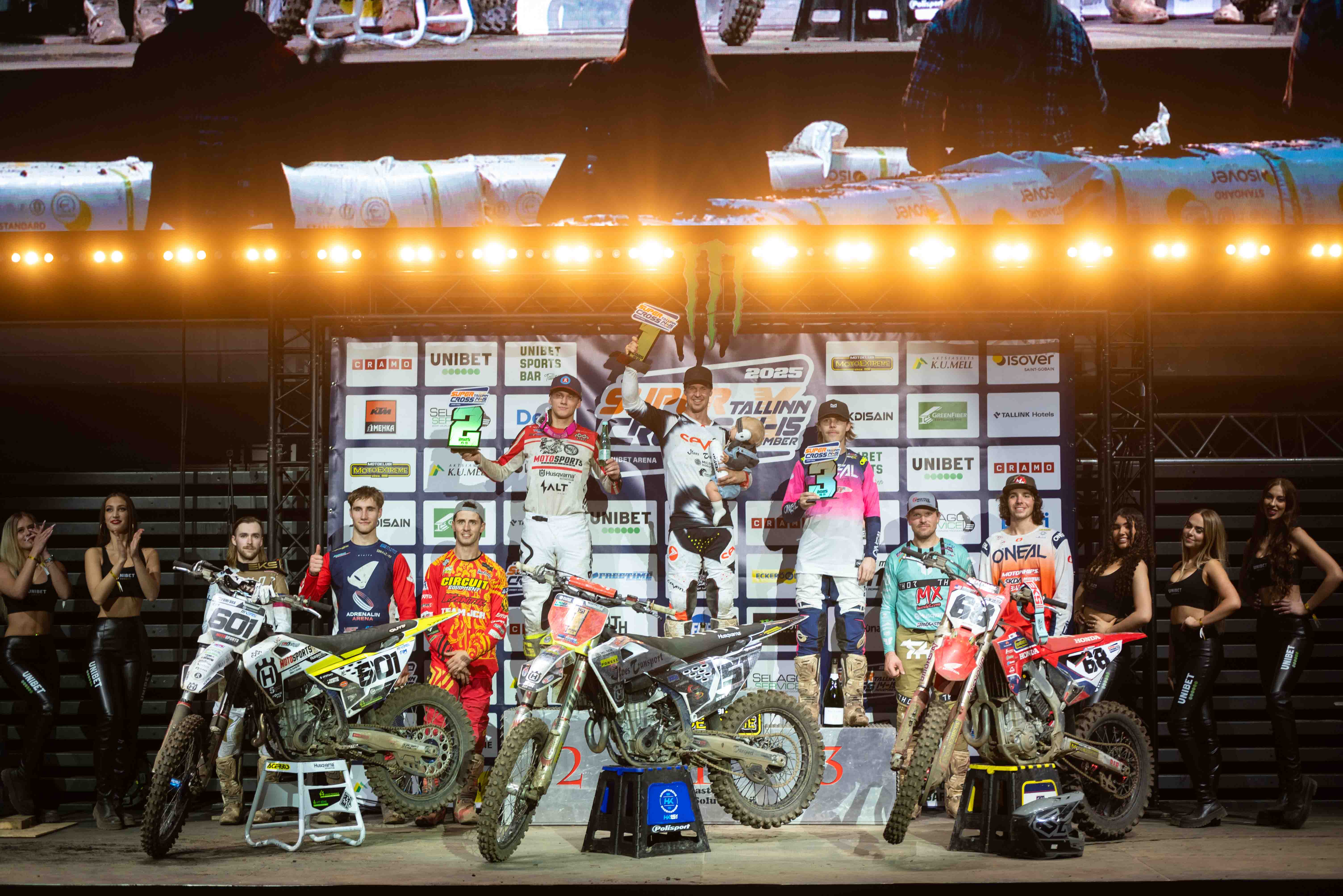 Supercross Tallinn poodium