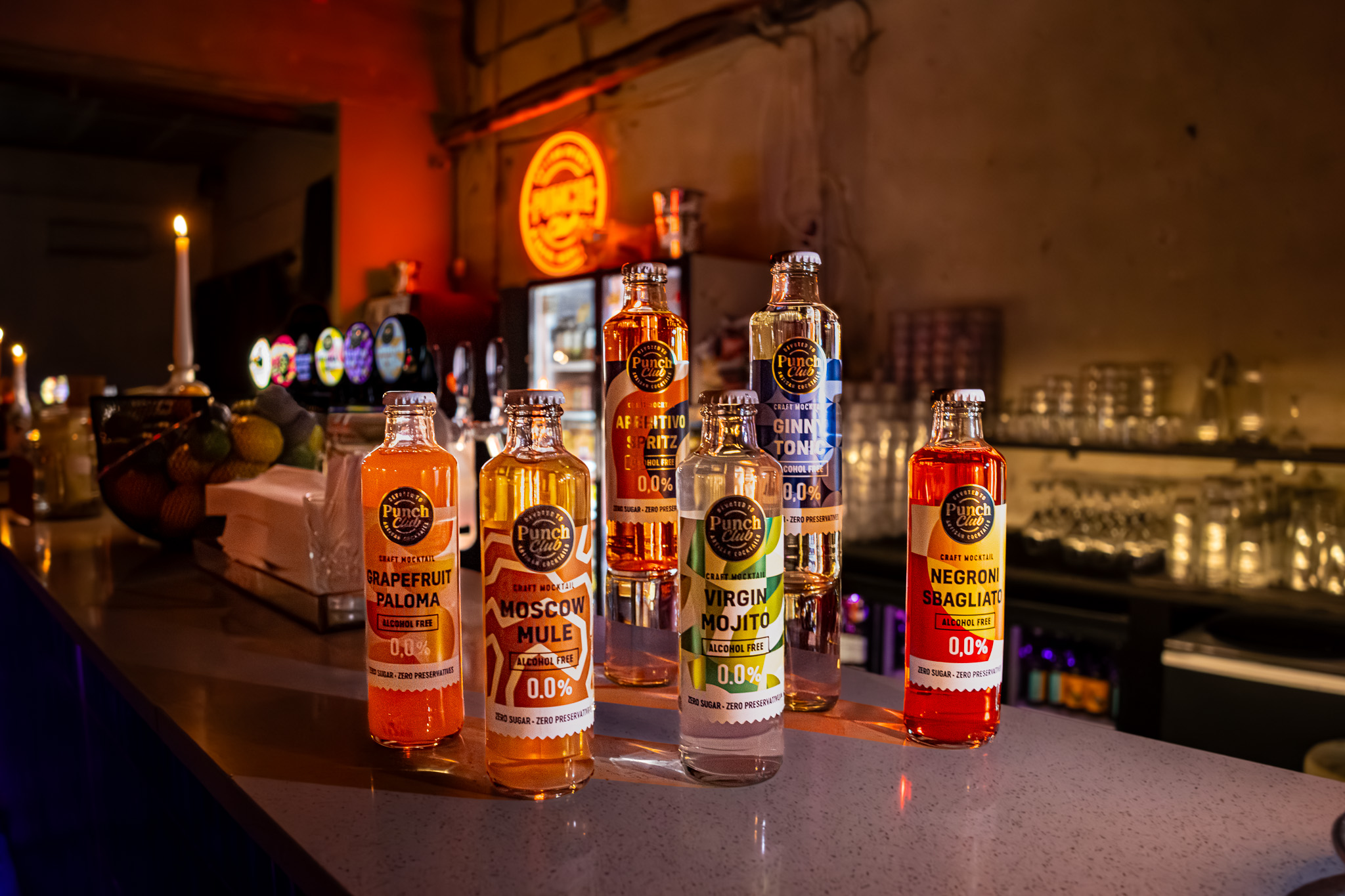 Punch Club Zero Sugar cocktails