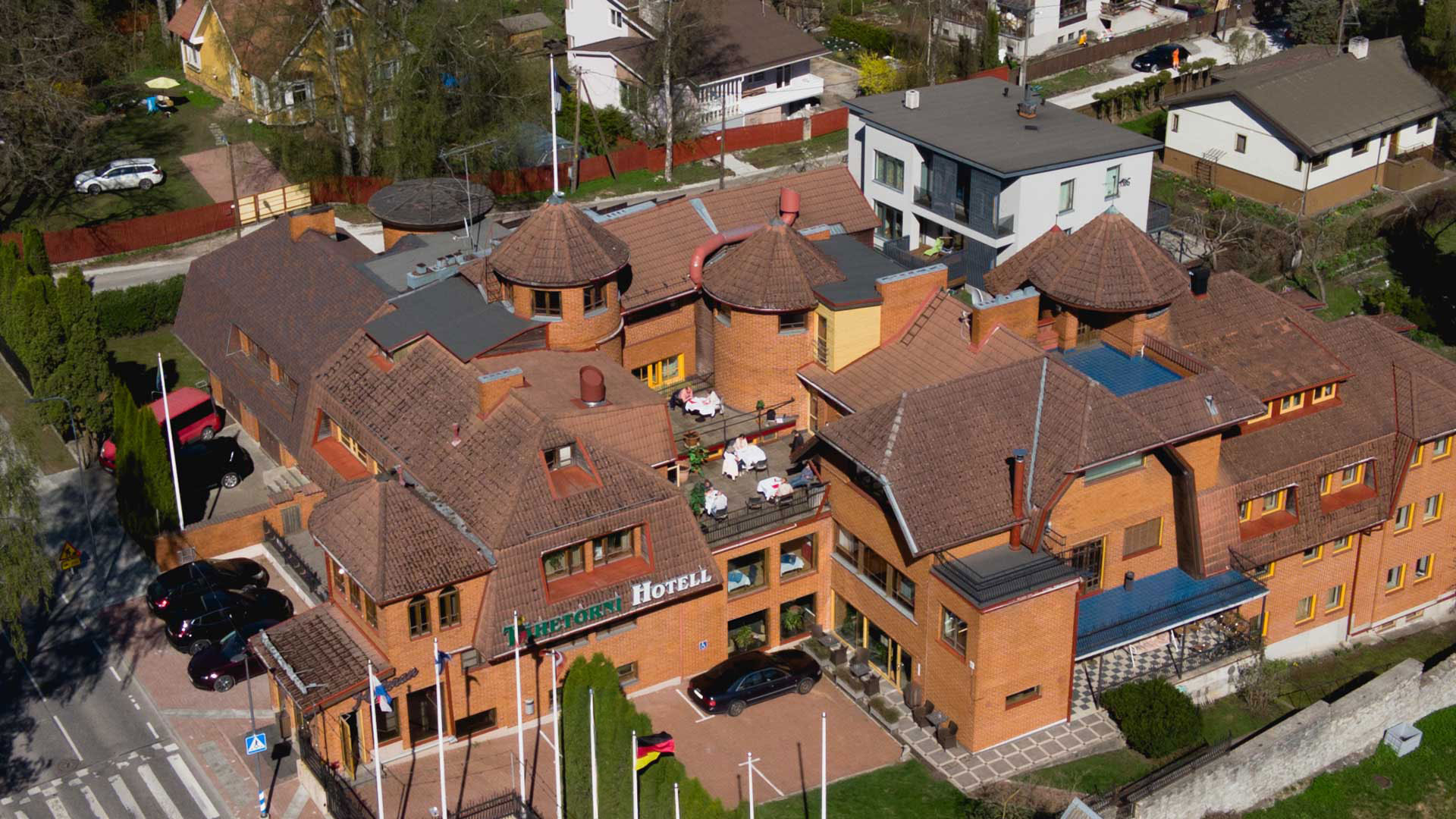 Tähetorni Hotell - aerofoto