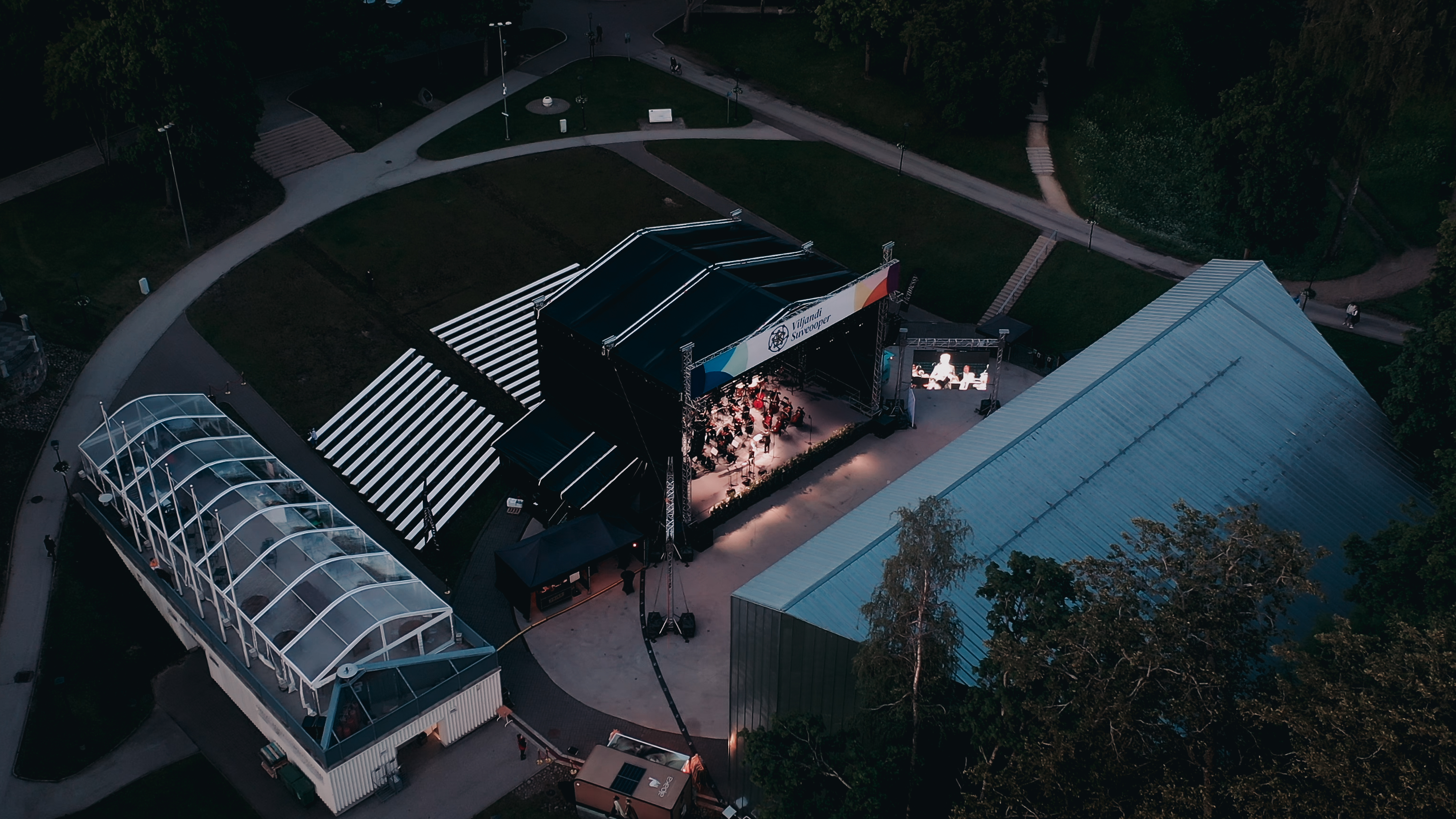 Viljandin kesäooppera lintuperspektiivistä