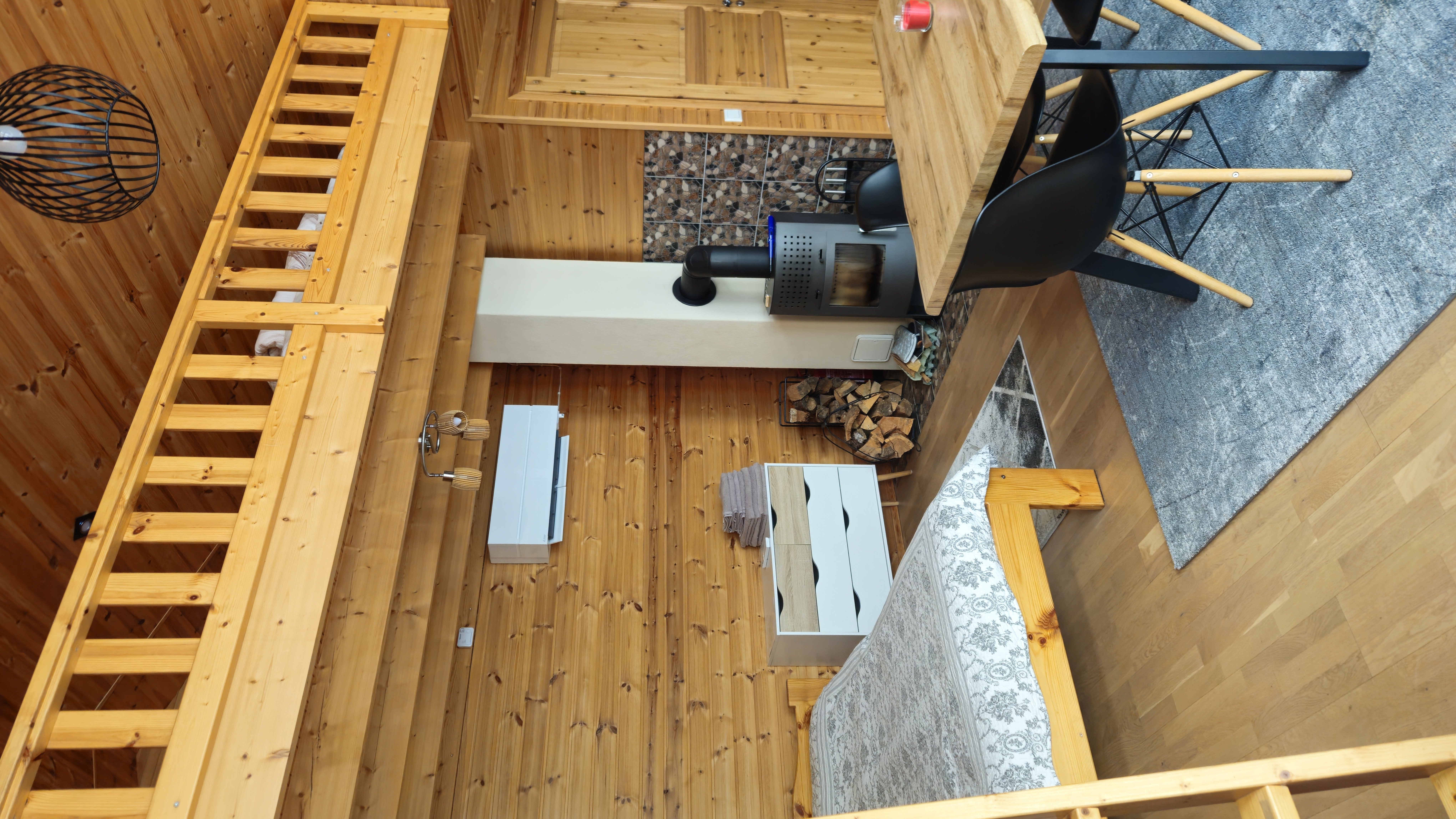 Inside the beach house