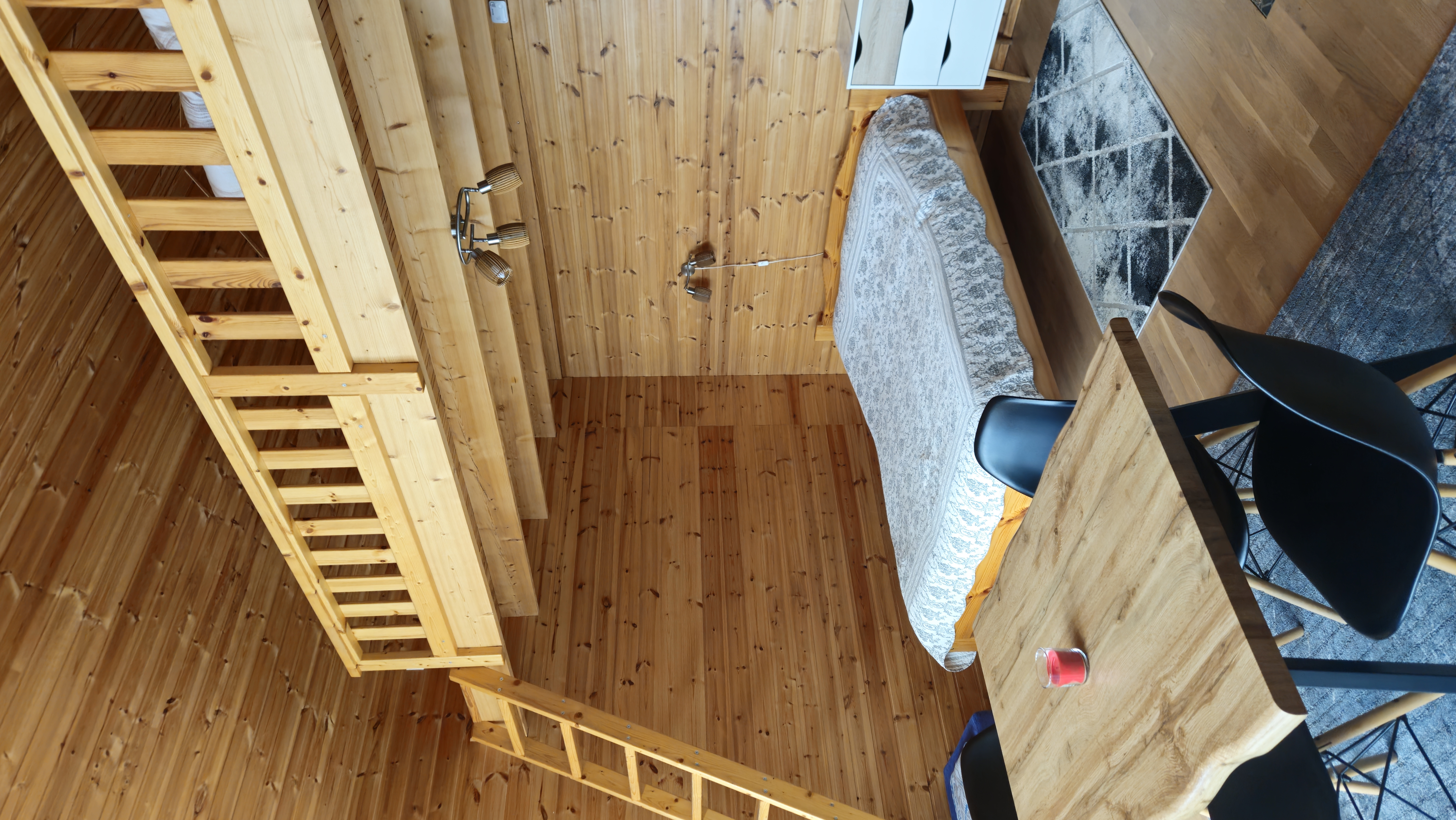 Inside the beach house