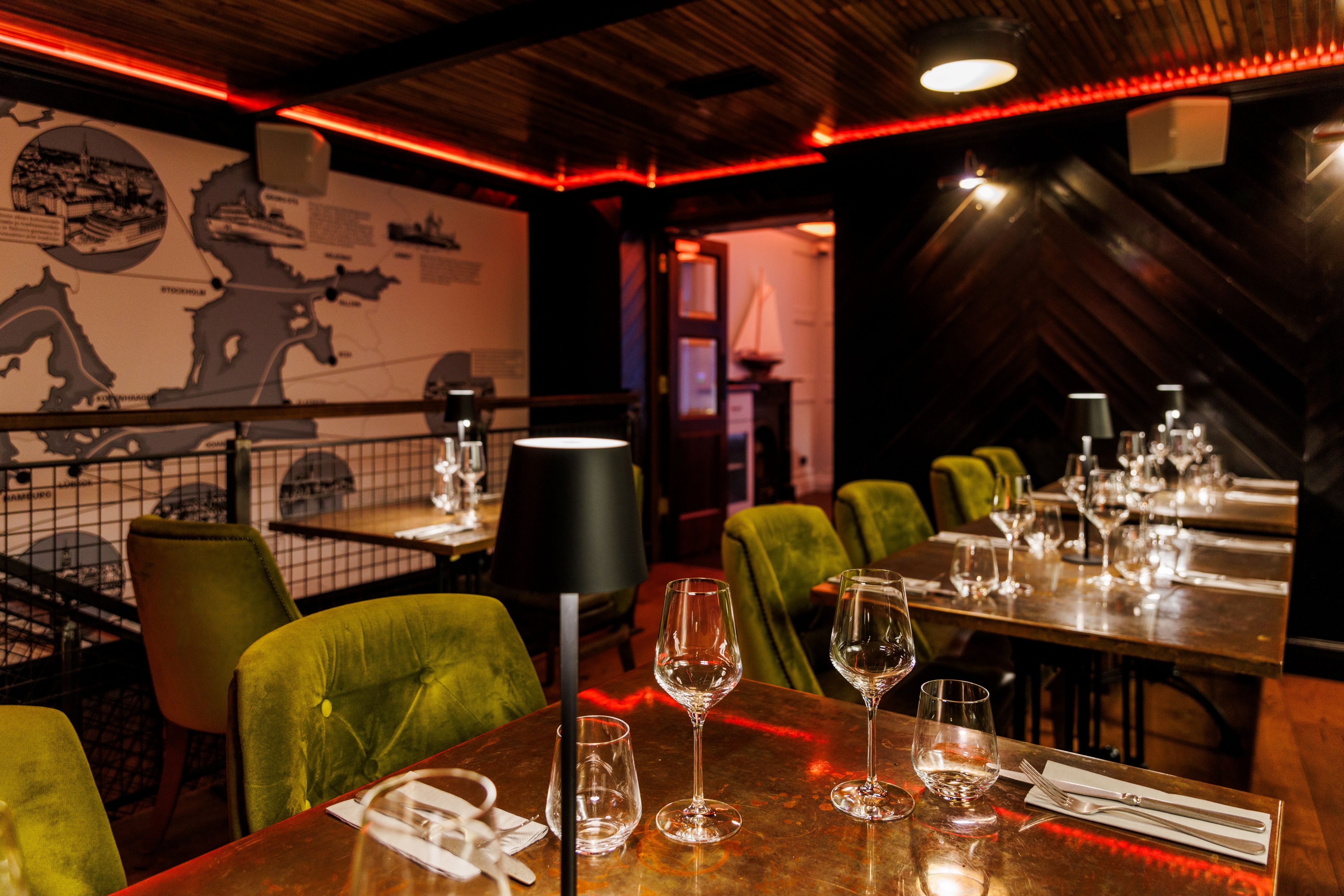 Restorani interjöör