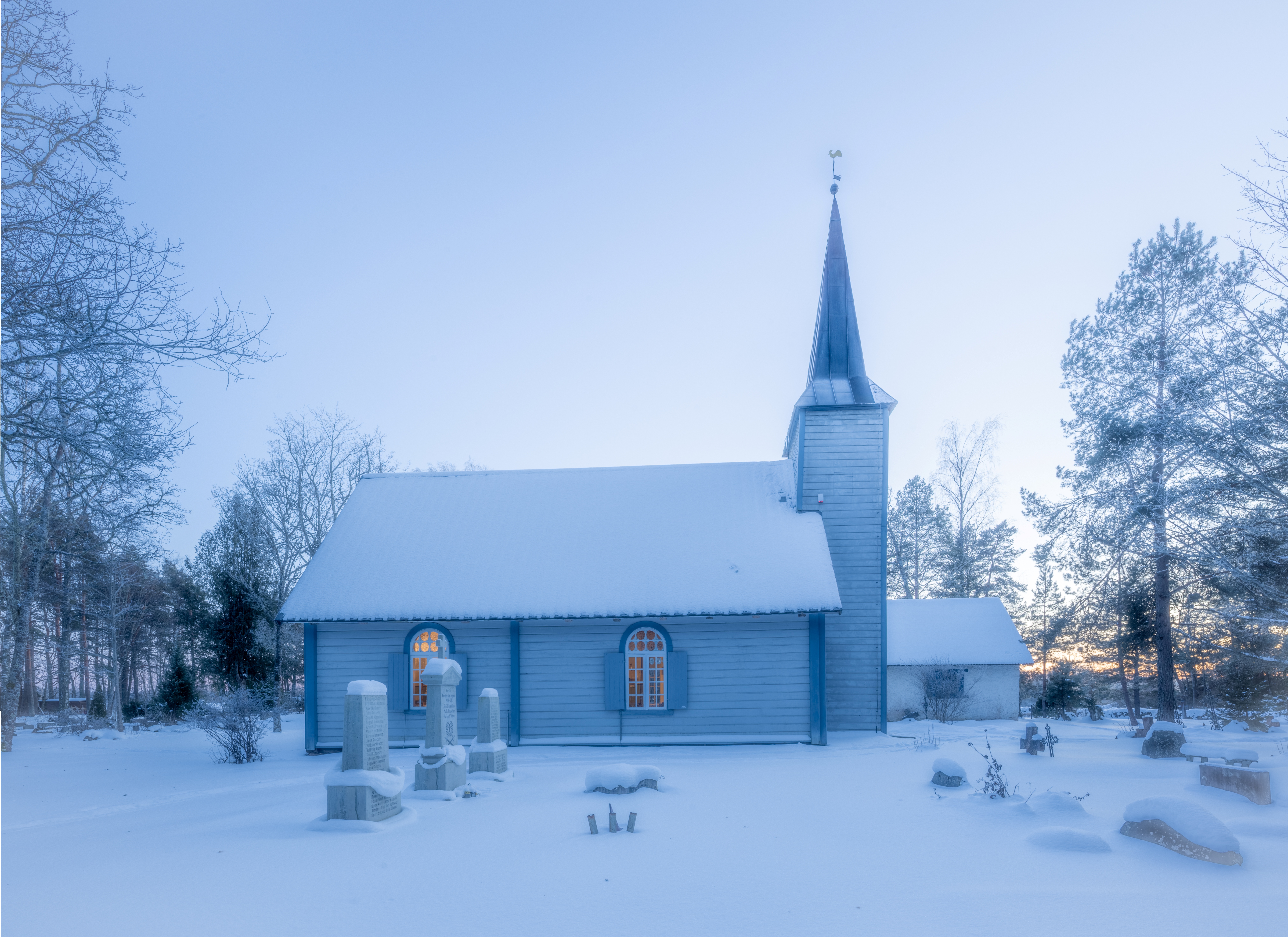 Eesti Vabariigi aastapäeva palvus Nõva kirikuaias