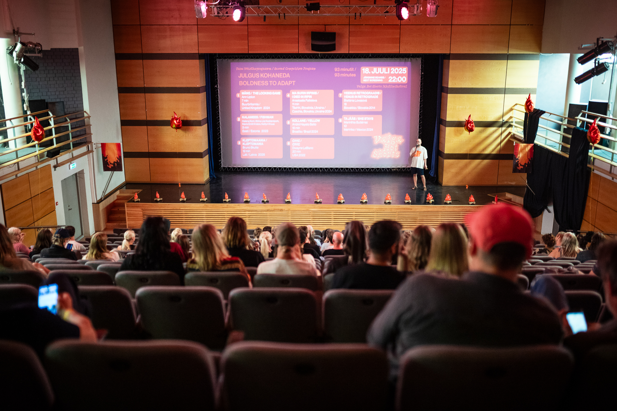 Vorstellung des Programms der Valga Hot Shorts im Kulturzentrum Valga