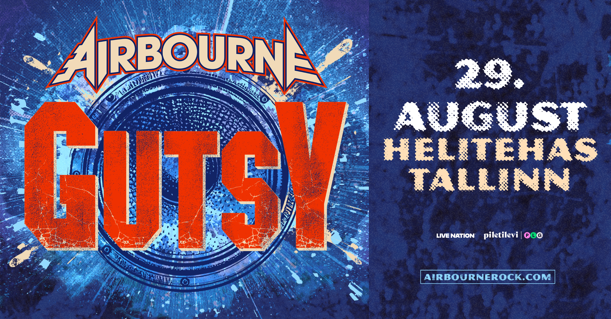 Airbourne tūres plakāts