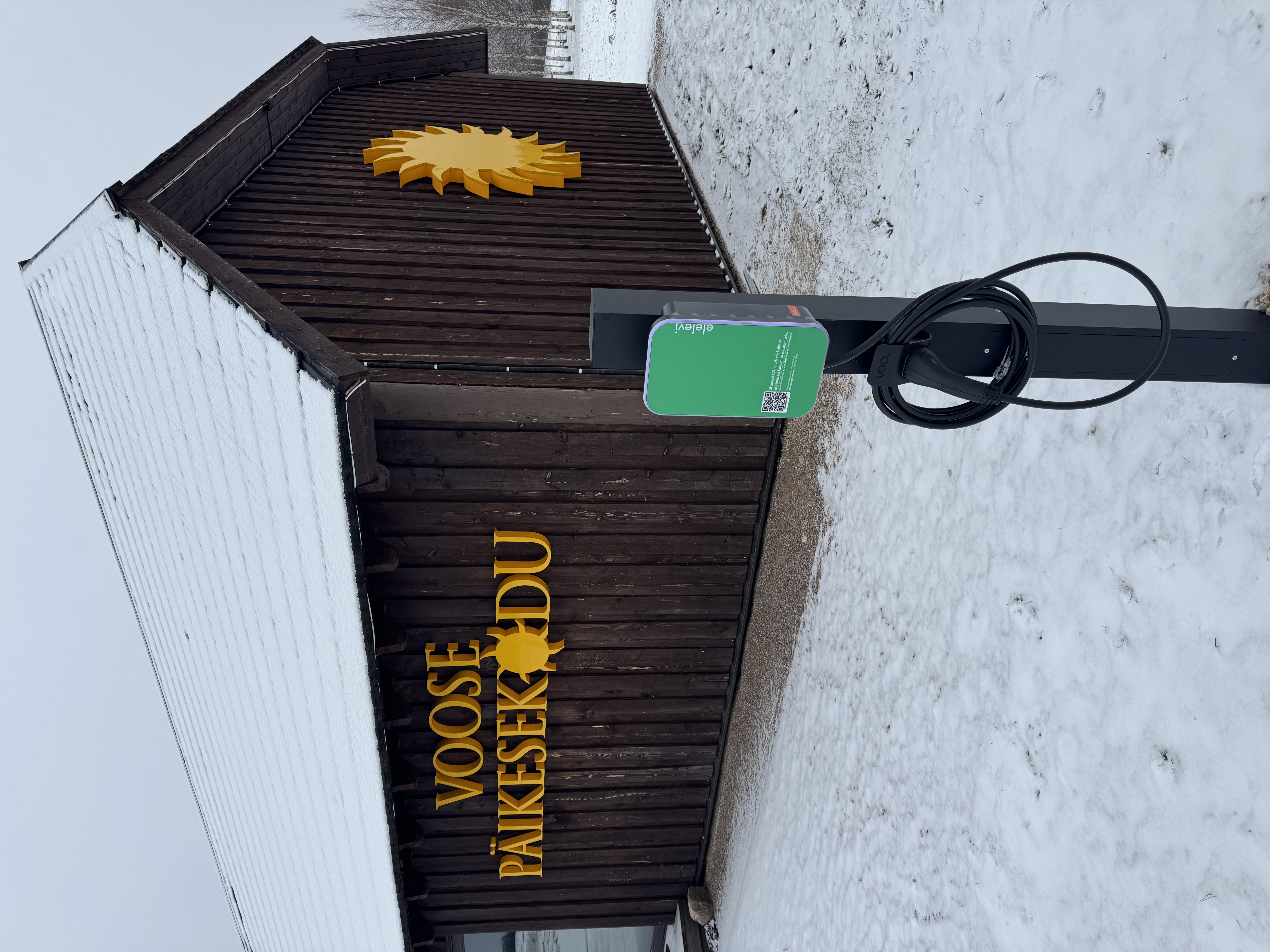 "Voose Päikesekodu" elektromobiļu lādētājs