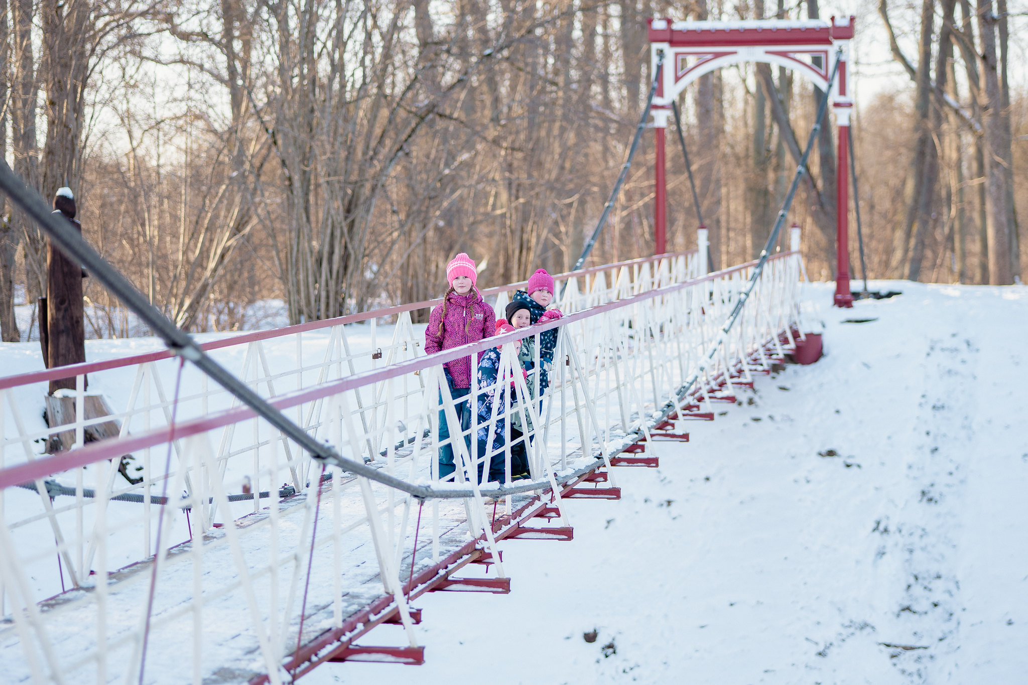 Viljandi rippsild talvel
