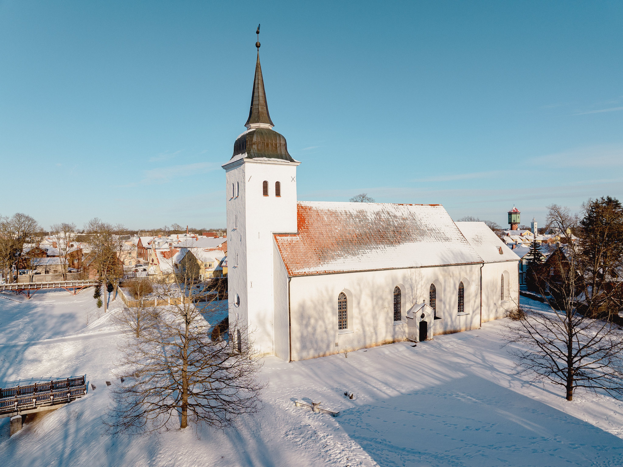 Winter Viljandi St. John’s Church