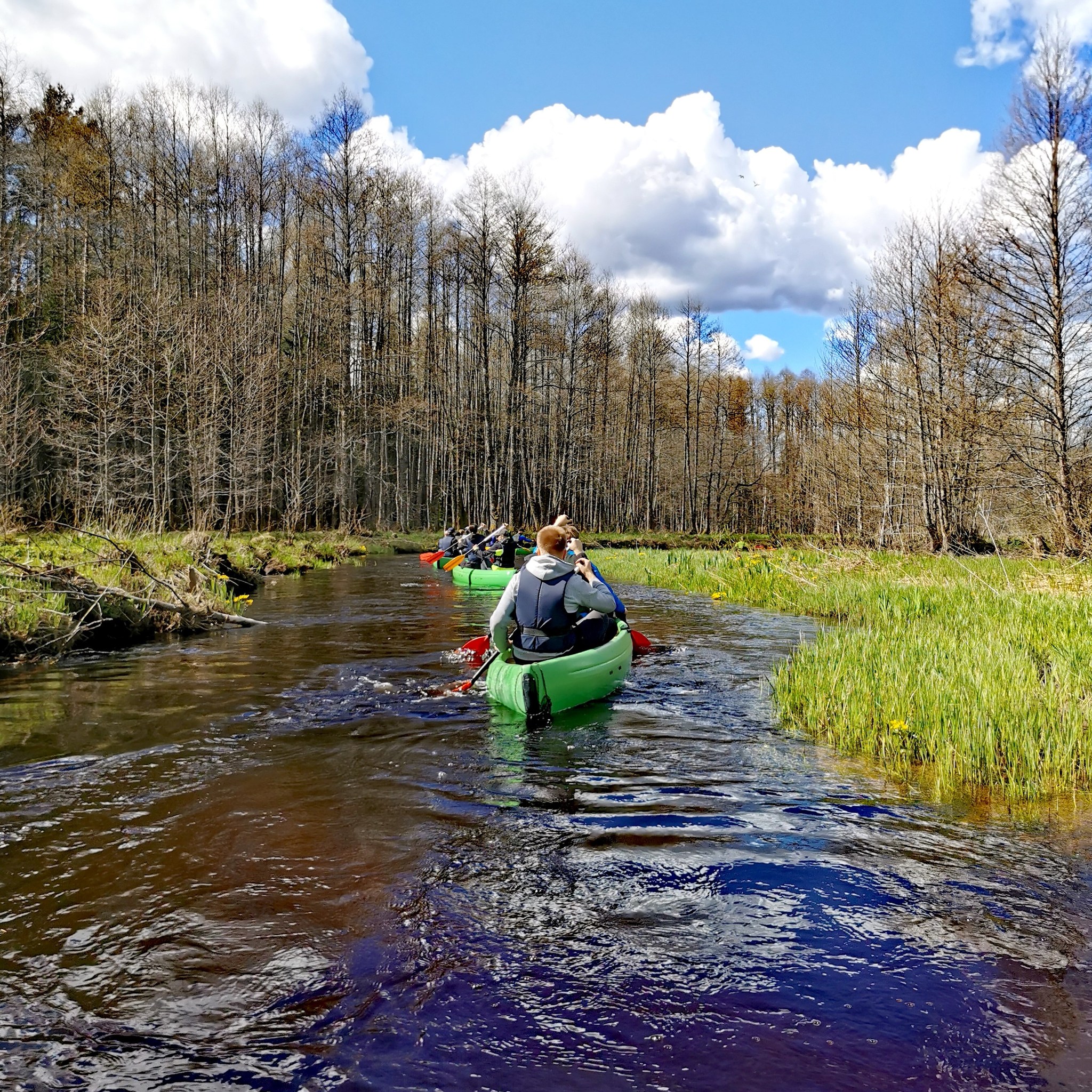 Canoe trip in Soomaa during the fifth season