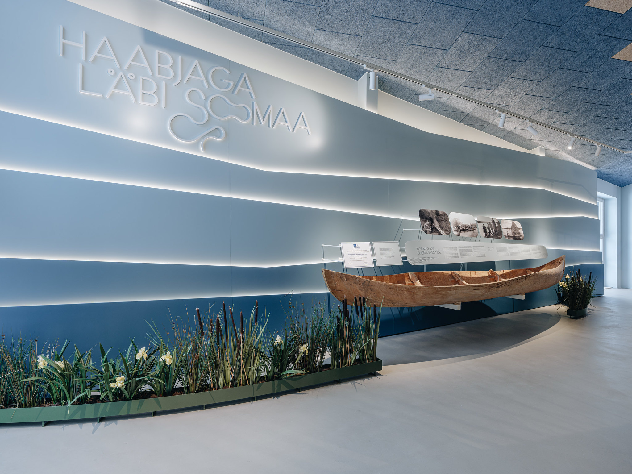 Soomaa rahvuspargi külastuskeskuse püsinäitus "Haabjaga läbi Soomaa"