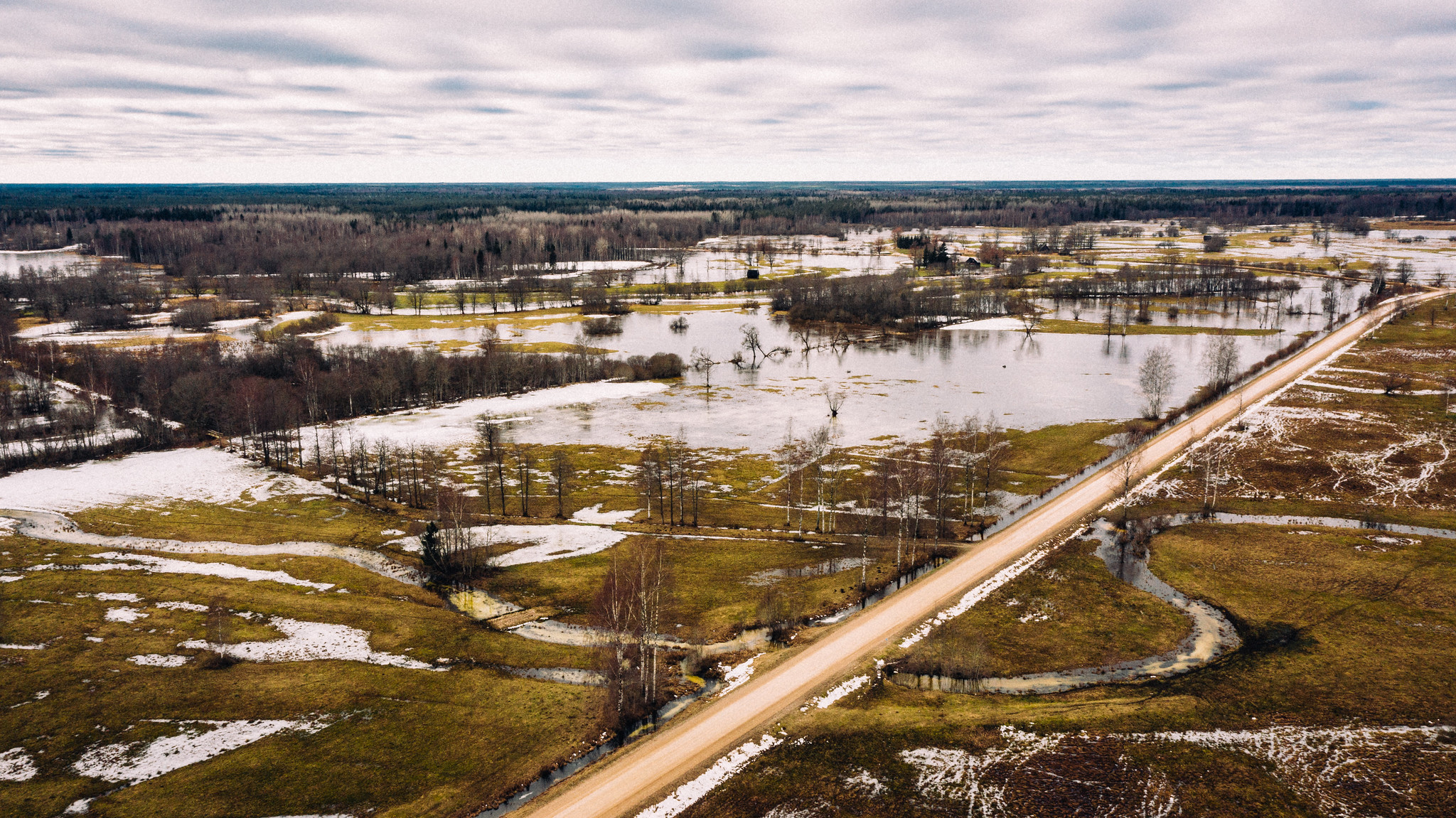 Soomaa suurvesi varakevadel