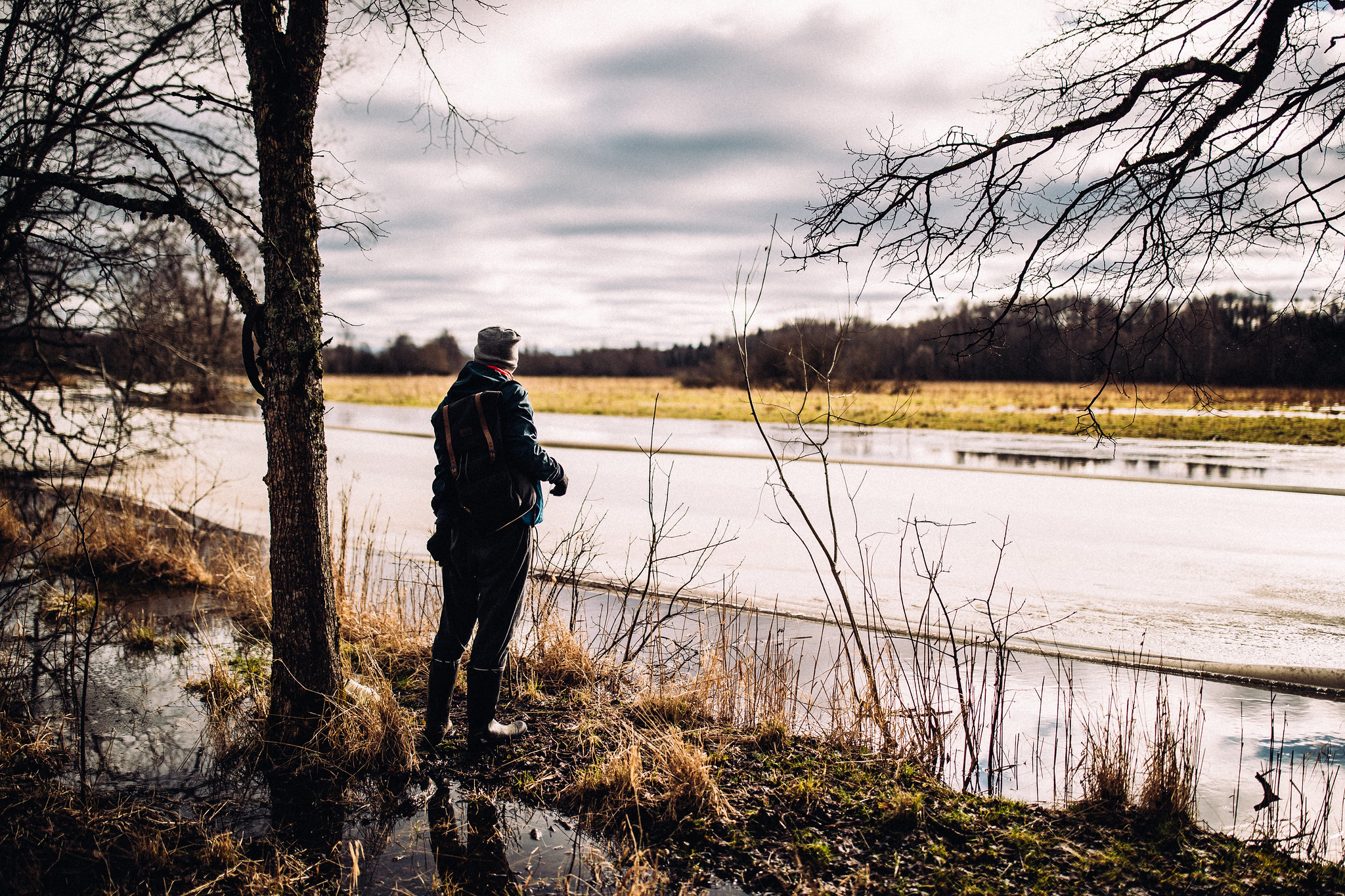 Varakevadine Soomaa rahvuspark suurvee ajal