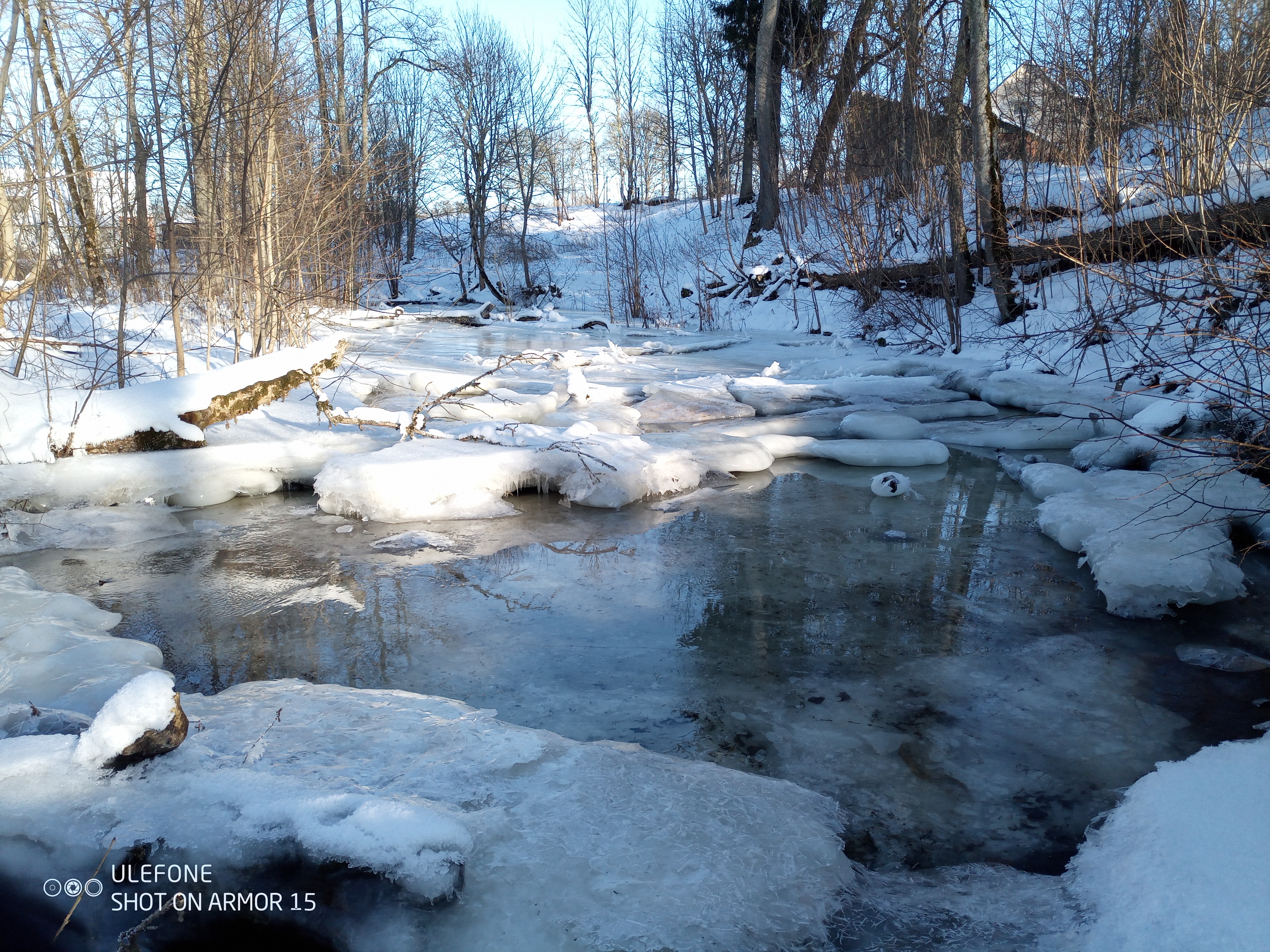 Talvises Õisu mõisapargis
