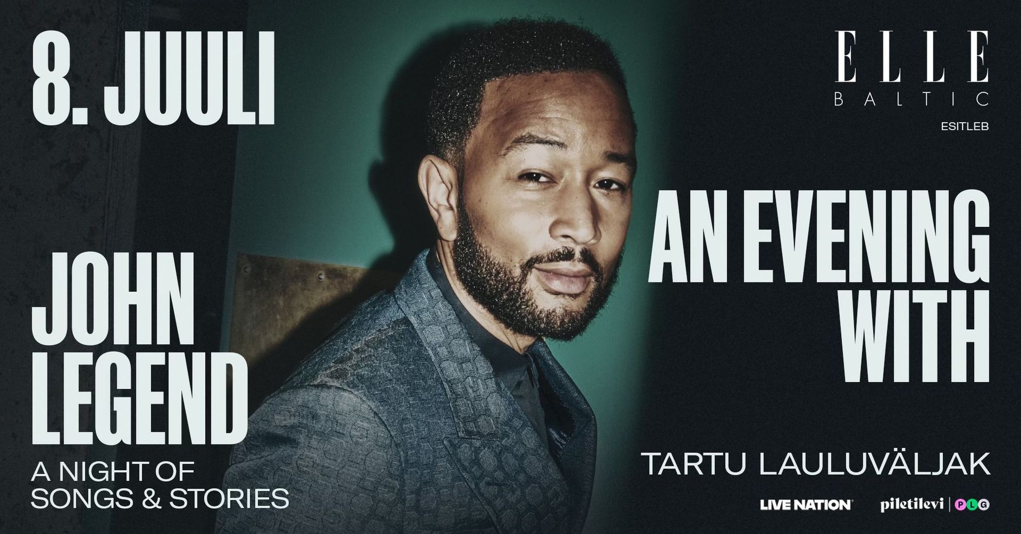 John Legend at Tartu Song Festival Grounds