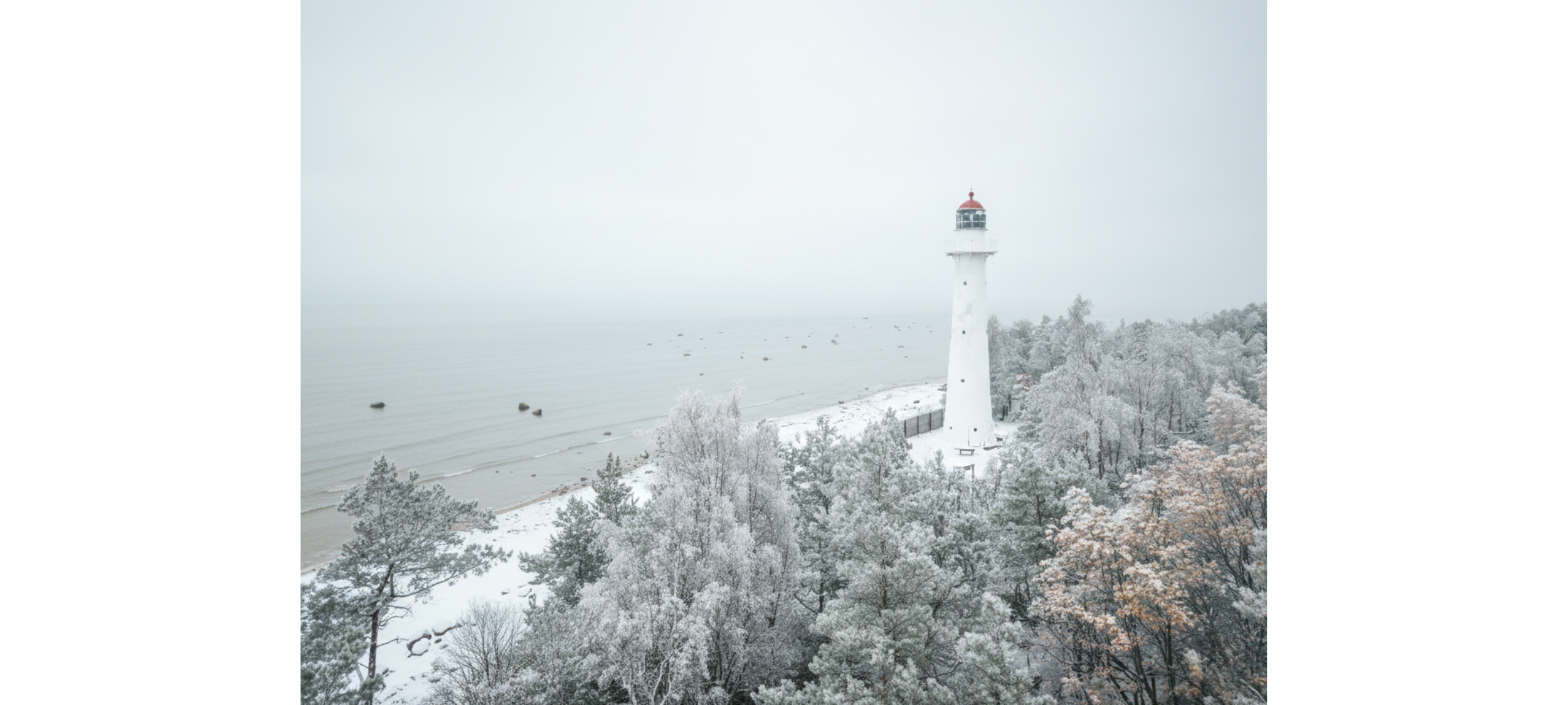 Vormsi tuletorn talvel