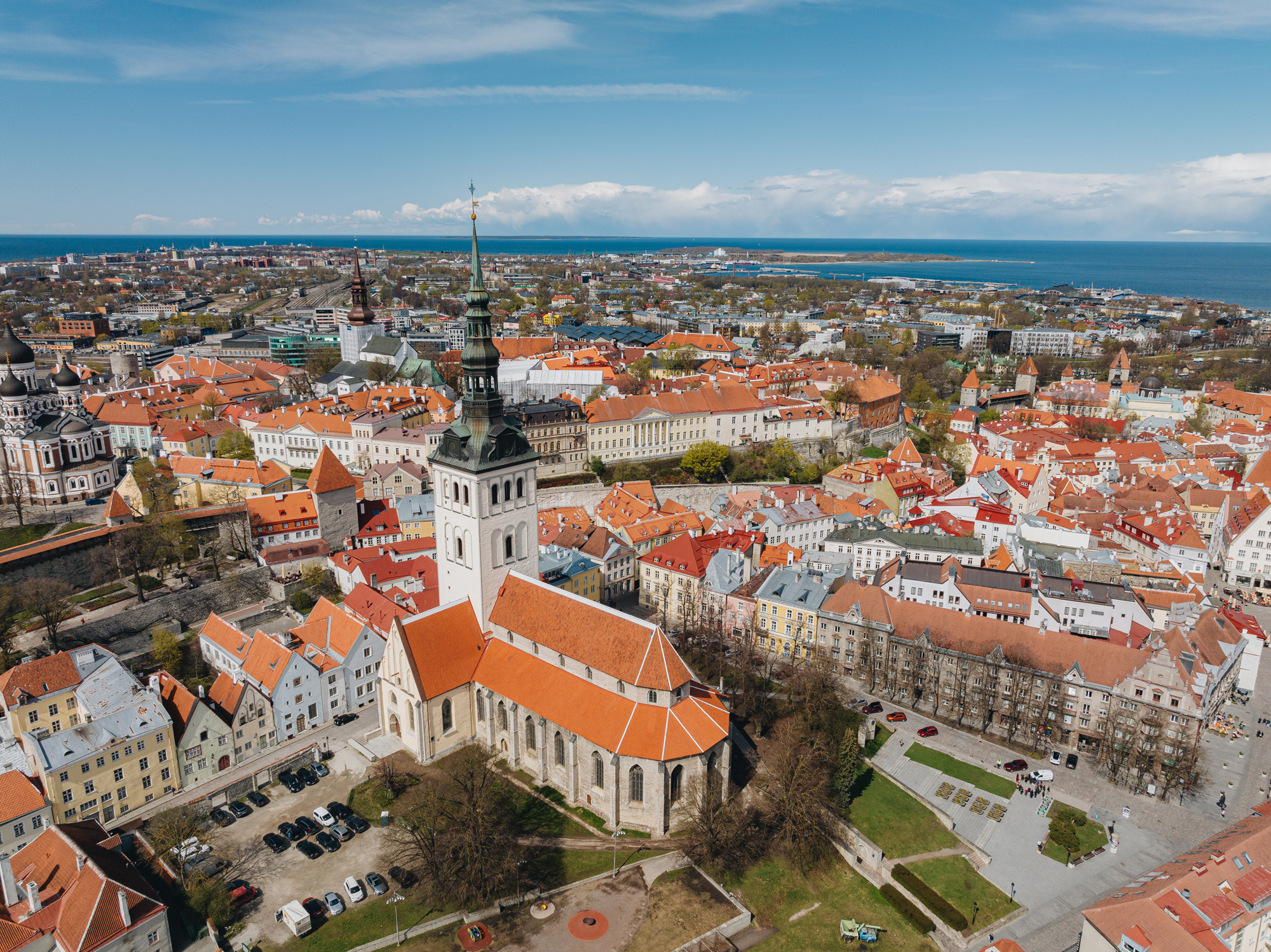 Niguliste Museum exterior view in Tallinn Old Town