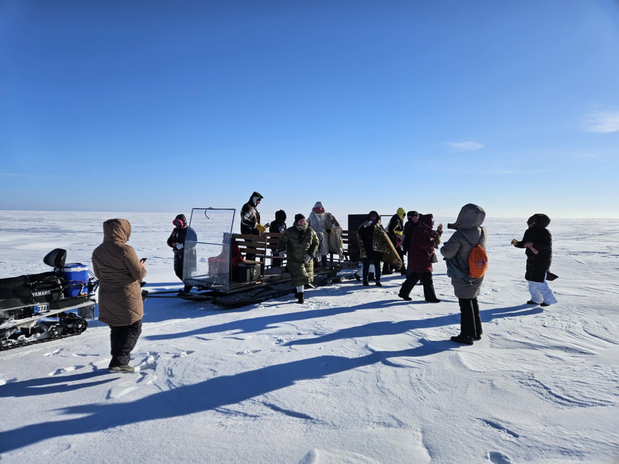 Peipsi Järvel gruppiga kala püüdamas